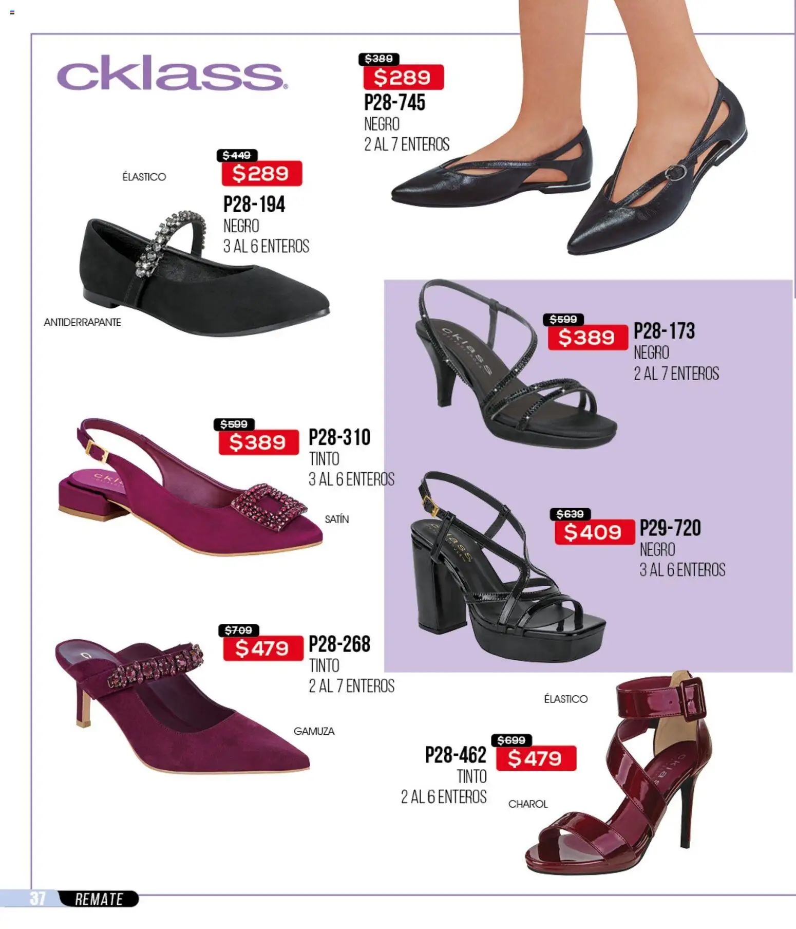 Nuevas ofertas de Cklass válidas en toda la República Mexicana desde el 06.02.2026. ¡Encuentra las mejores ofertas en Cklass catálogo Ramate Digital Calzado! | Página: 38