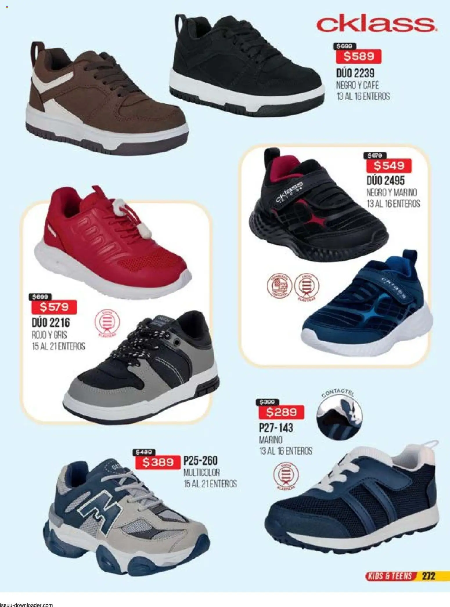 Nuevas ofertas de Cklass válidas en toda la República Mexicana desde el 31.10.2025. ¡Encuentra las mejores ofertas en Cklass catálogo Súper Rebajas Calzado! | Página: 273