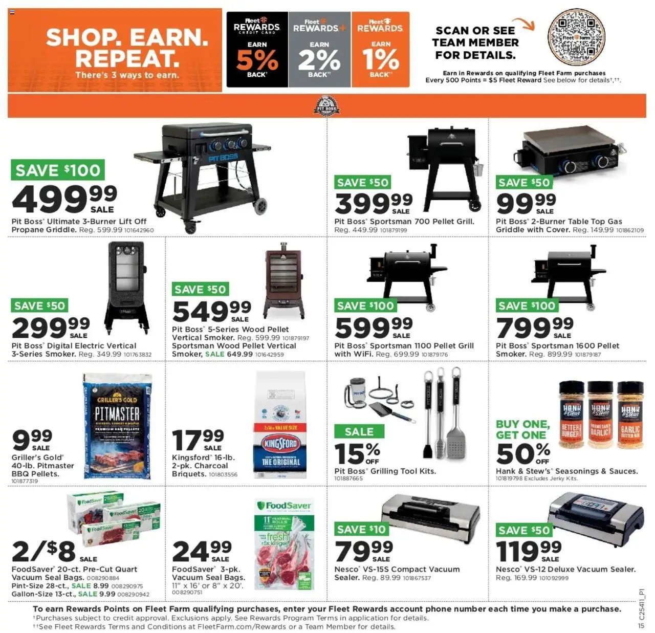 Mills Fleet Farm Weekly Ad - valid from 09.10.2025 | Page: 17 | Products: Griddle, Butter, Garlic, Grill