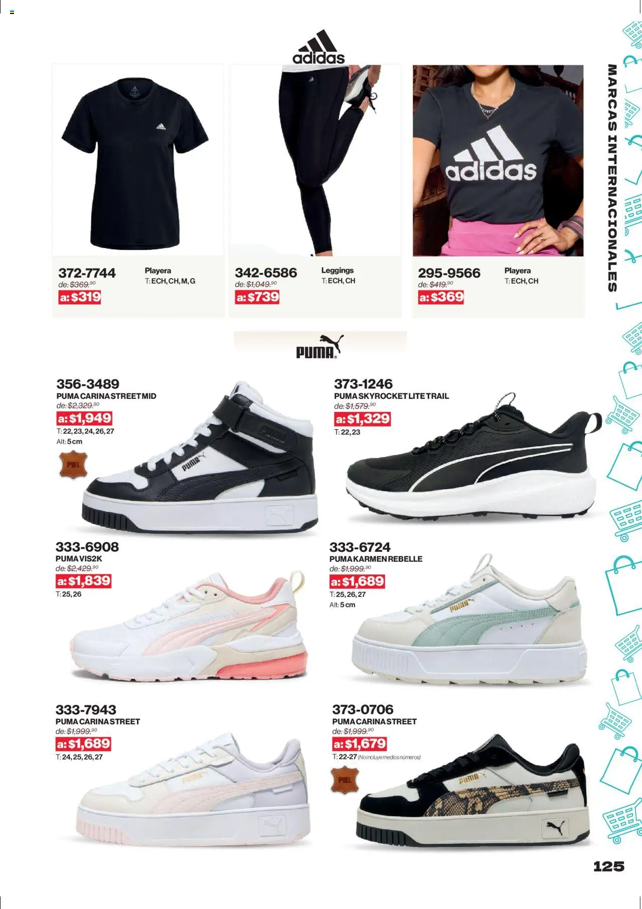 Nuevas ofertas de Andrea válidas en toda la República Mexicana desde el 10.08.2025. ¡Encuentra las mejores ofertas en Andrea - Catálogo Outlet! | Página: 125 | Productos: Leggings, Playera