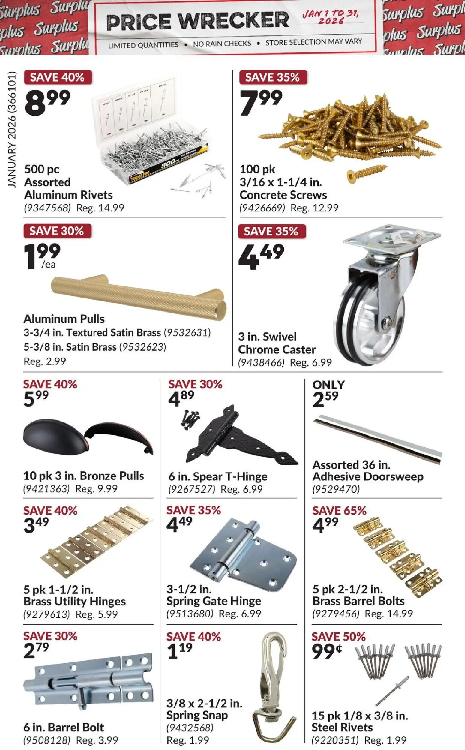 Princess Auto flyer valid from 01.01.2026 | Page: 7 | Products: PC