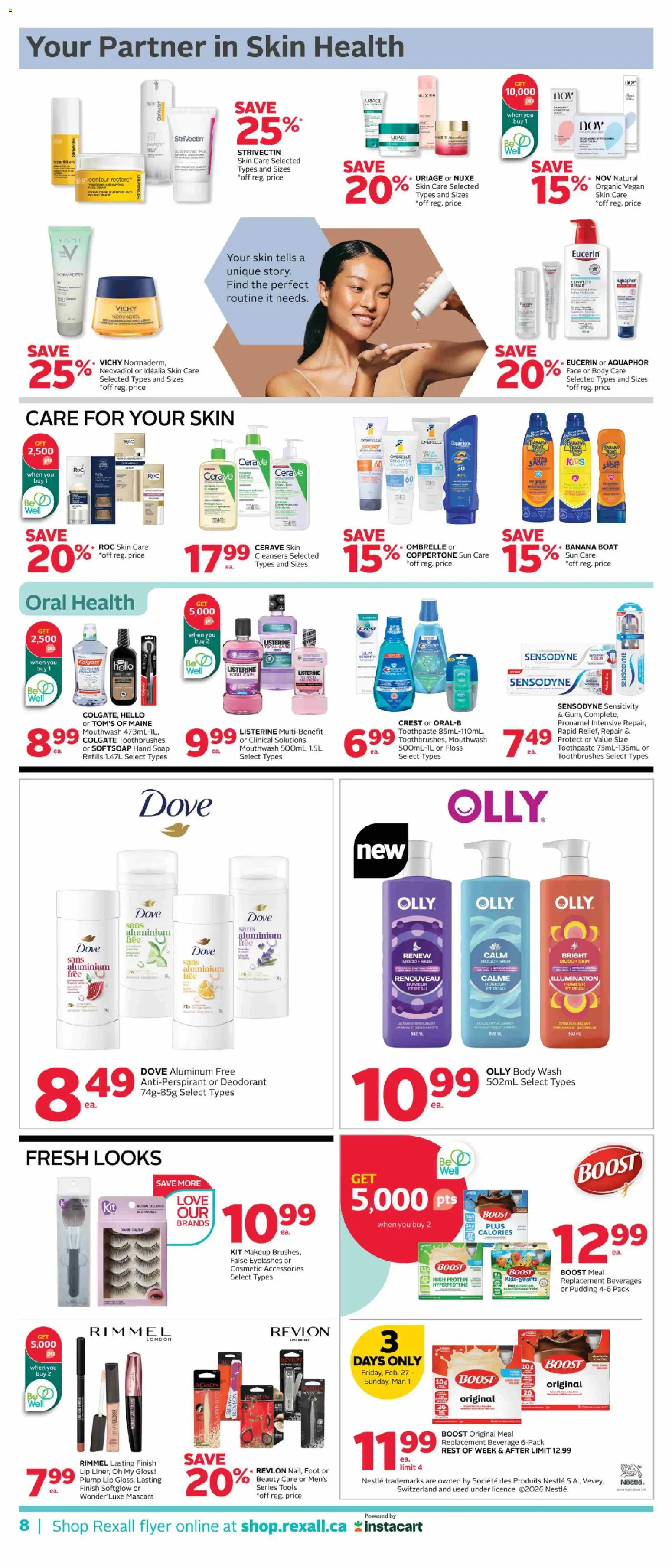 Rexall flyer valid from 27.02.2026 | Page: 15 | Products: Soap, Body wash, Deodorant, Mouthwash
