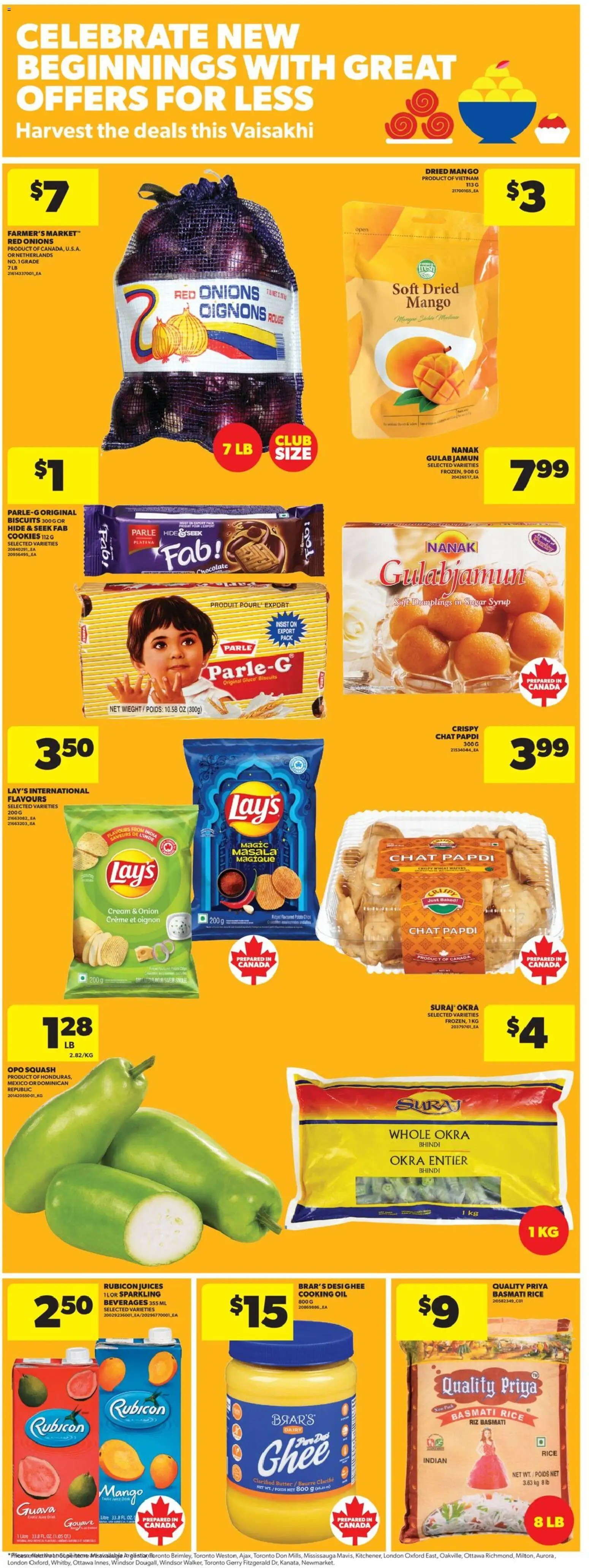 Real Canadian Superstore flyer valid from 09.04.2026 | Page: 15 | Products: Rice, Butter, Oil, Chocolate