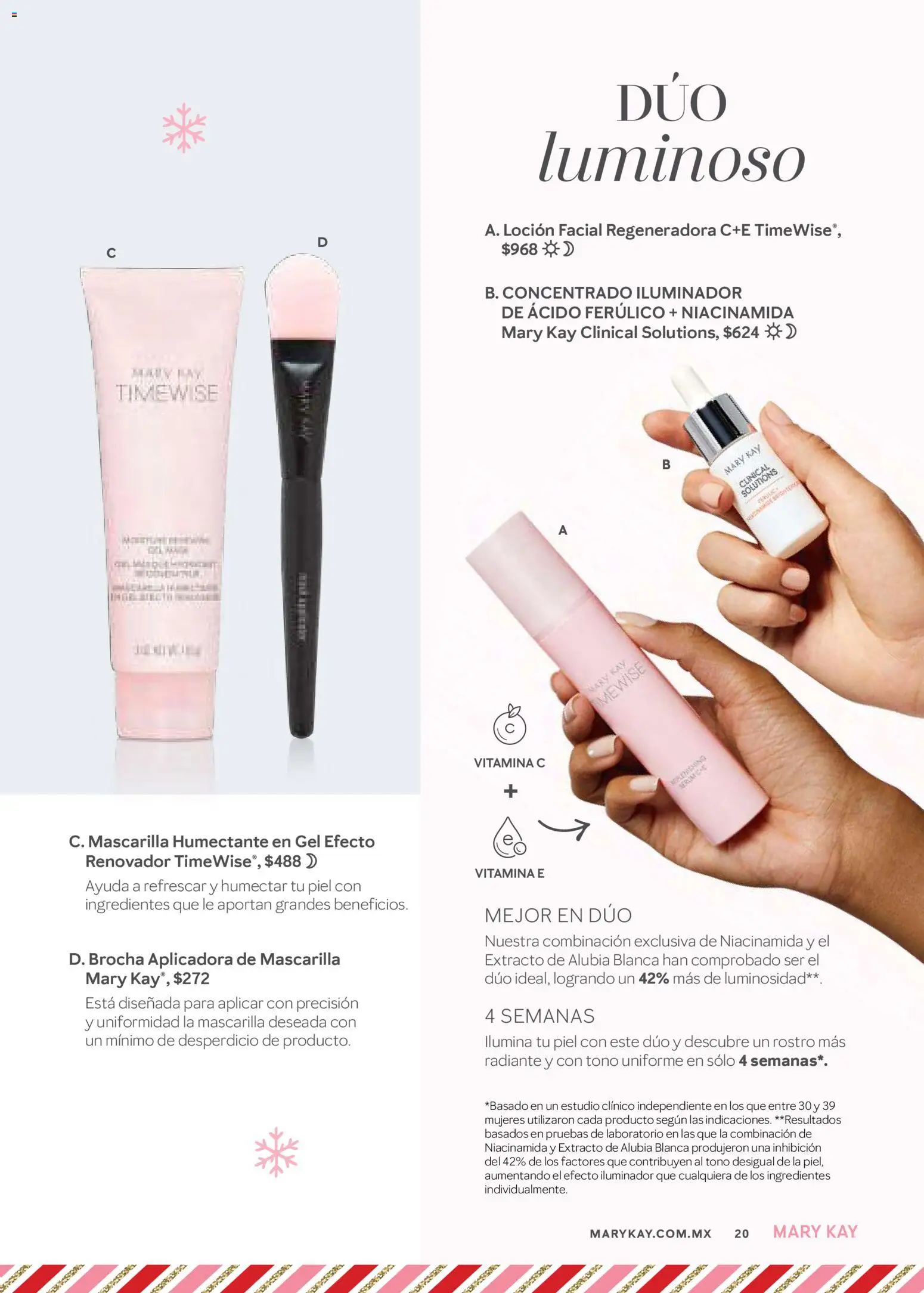 Nuevas ofertas de Mary Kay válidas en toda la República Mexicana desde el 01.11.2025. ¡Encuentra las mejores ofertas en Mary Kay catálogo! | Página: 20 | Productos: Iluminador, Loción, Radiante, Mascarilla