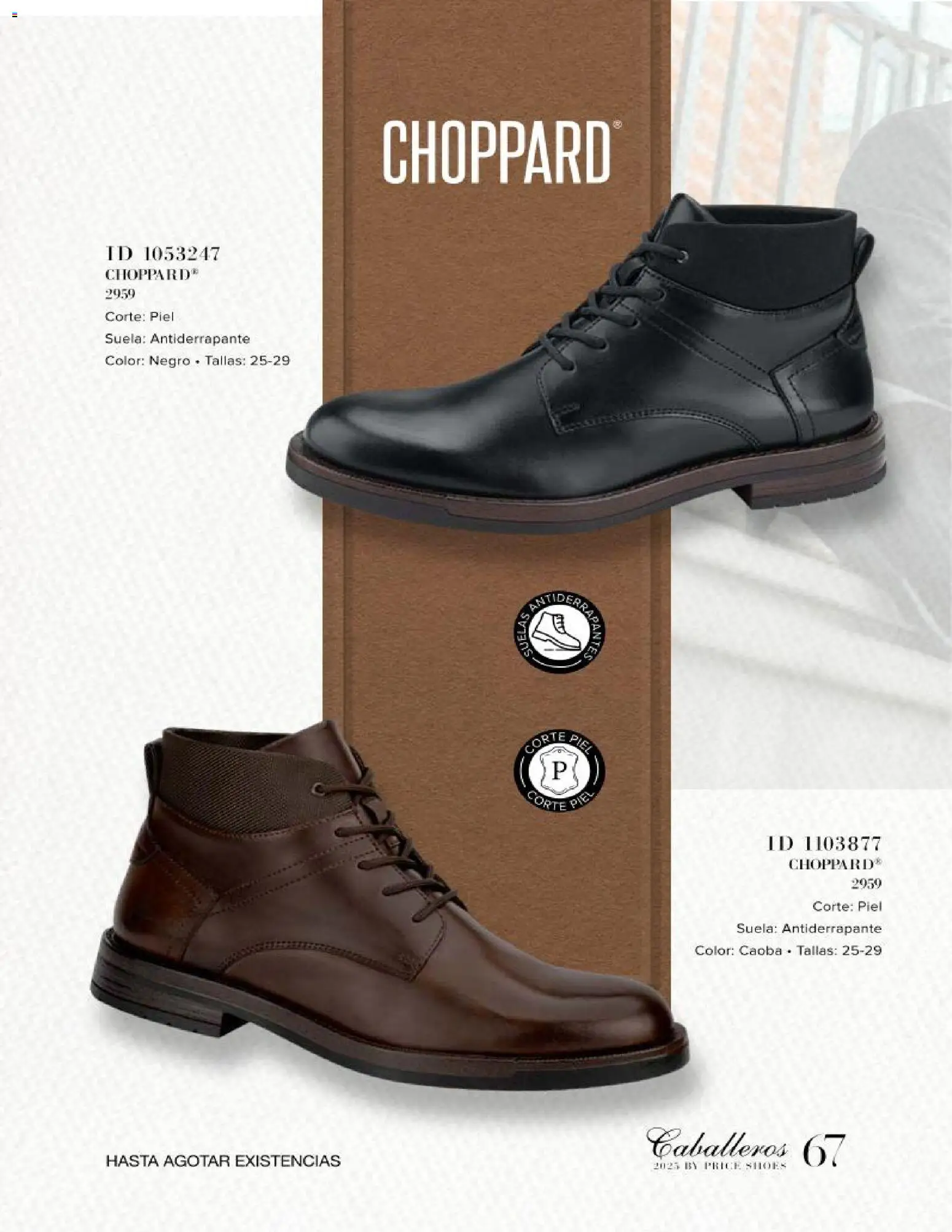 Nuevas ofertas de Price Shoes válidas en toda la República Mexicana desde el 26.11.2025. ¡Encuentra las mejores ofertas en Price Shoes catálogo Caballeros! | Página: 67