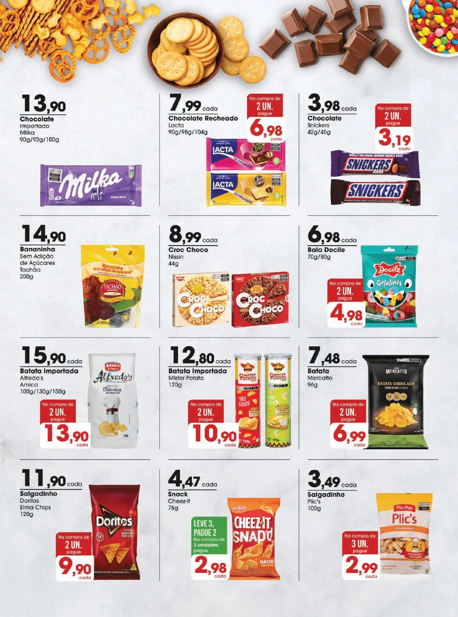 Zaffari Folheto - válido de 20.01.2026 | Página: 7 | Produtos: Elma Chips, Chocolate, Batata, Bala