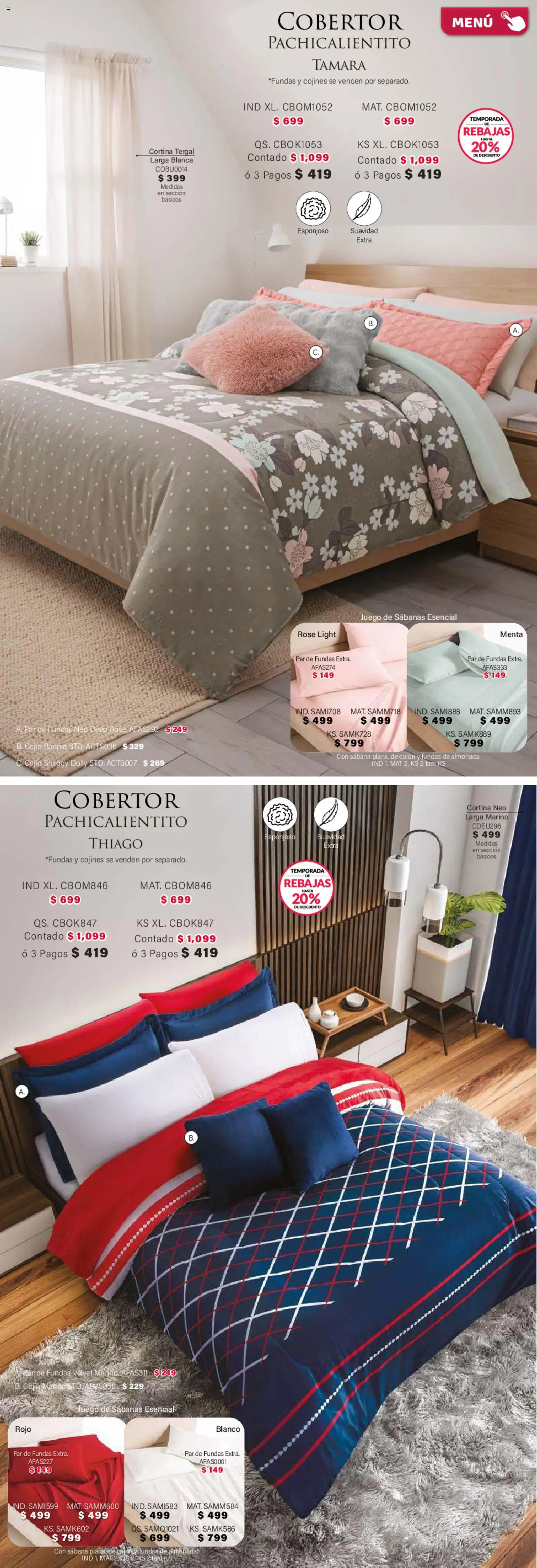 ¡El último » catálogo de Colchas Concord para Abril « está aquí! Descubre las SUPER OFERTAS. | México