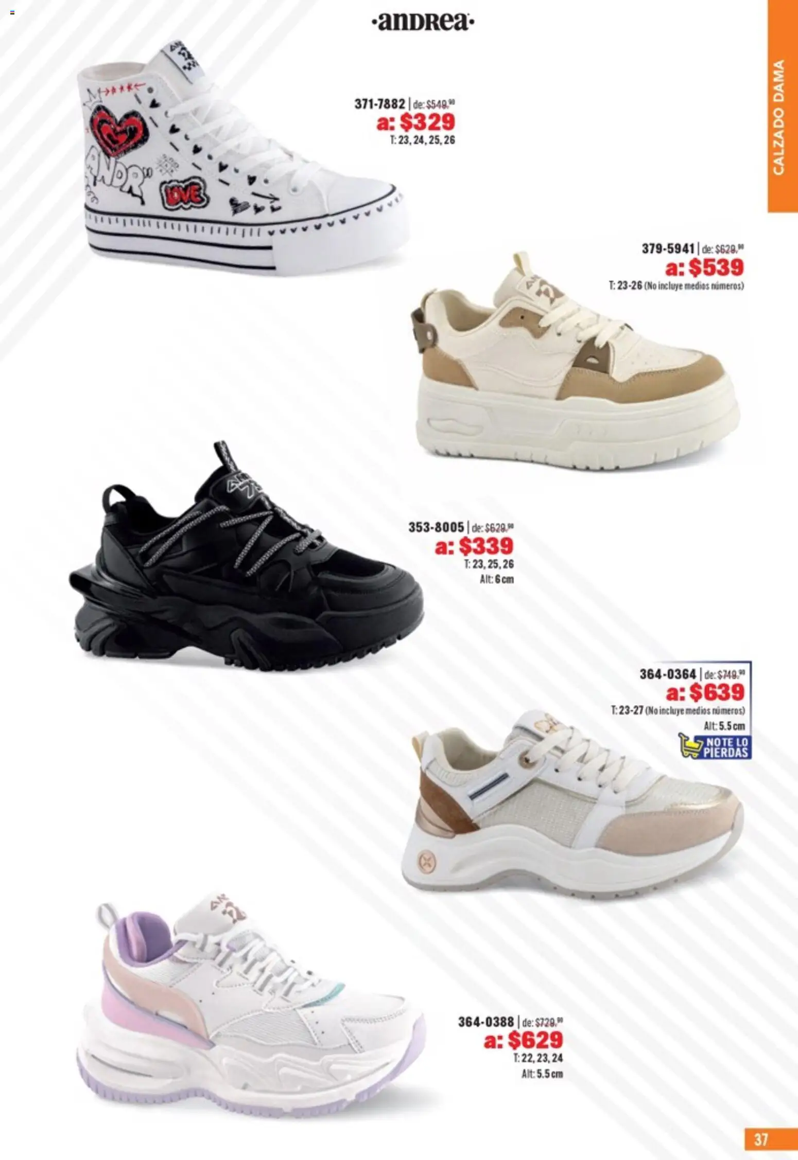 Nuevas ofertas de Andrea válidas en toda la República Mexicana desde el 05.04.2026. ¡Encuentra las mejores ofertas en Andrea catálogo Outlet! | Página: 37