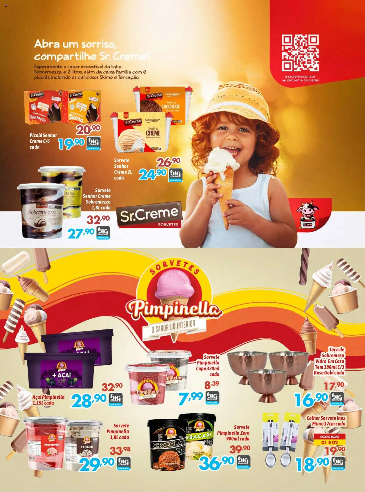 Big Compra Folheto - válido de 07.03.2026 | Página: 16 | Produtos: Leite, Flocos, Sorvete, Picolé