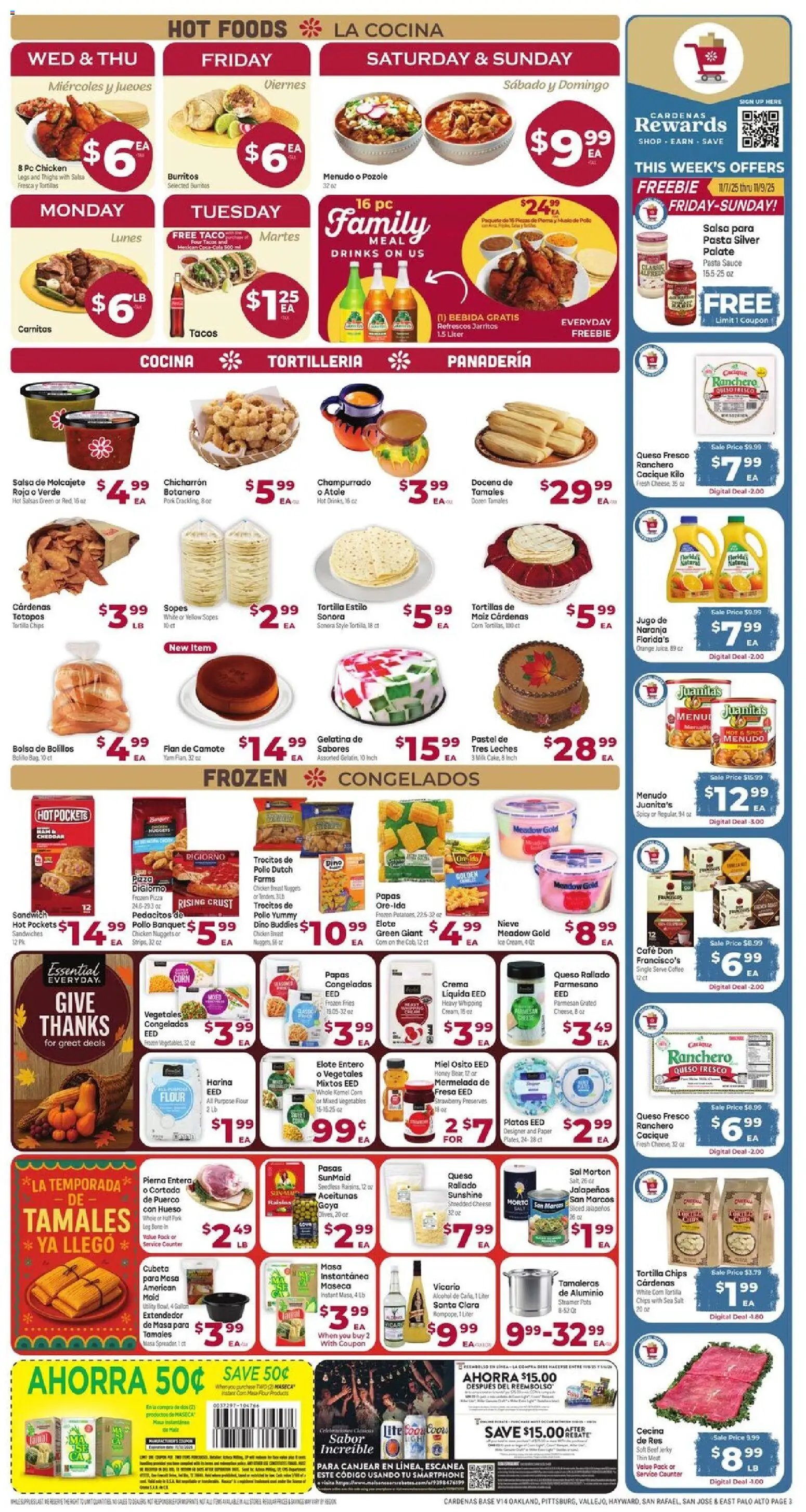 Cardenas Weekly Ad - valid from 05.11.2025 | Page: 3 | Products: Corn, Chips, Salt, Pc
