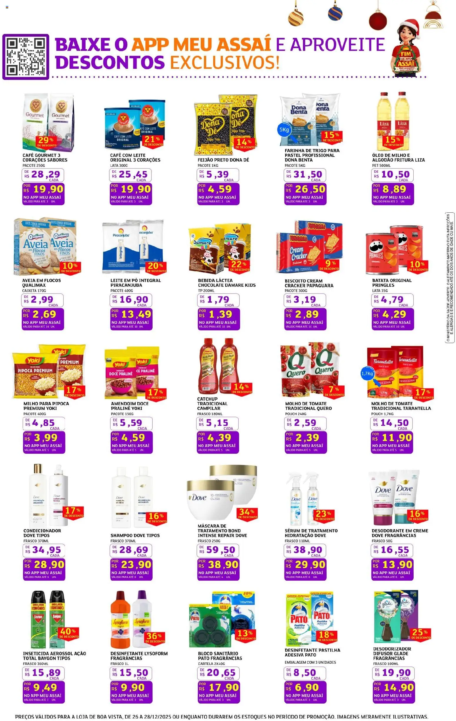 Assaí Atacadista Folheto - válido de 26.12.2025 | Página: 3 | Produtos: Difusor, Amendoim, Óleo, Batata