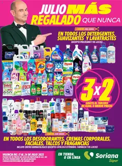 Vista previa de Soriana - Julio Regalado Súper Nacional, nuevo folleto de la tienda, válido en México a partir del 17.07.2025
