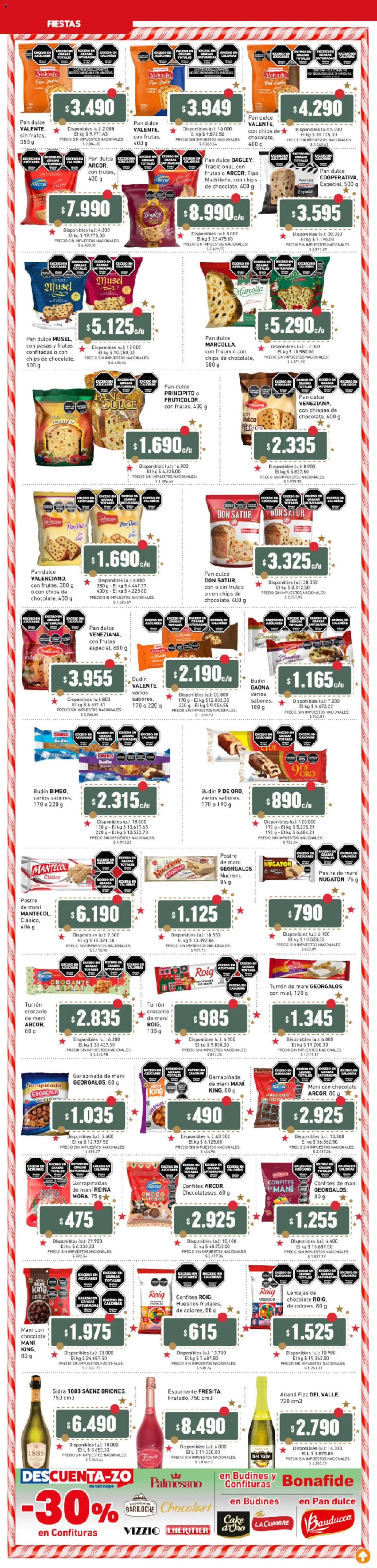 Cooperativa Obrera - Ahorrón │ válido desde el 27.11.2025 | Página: 3 | Productos: Lentejas, Budín, Pan, Chocolate