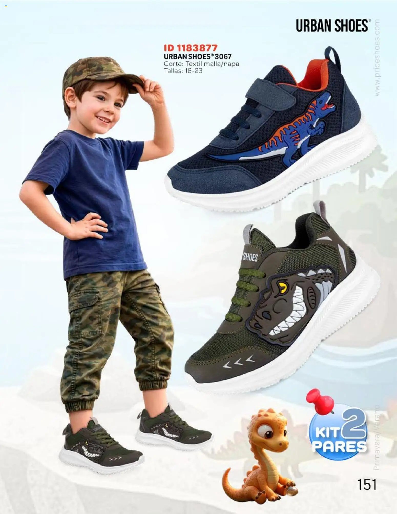 Nuevas ofertas de Price Shoes válidas en toda la República Mexicana desde el 25.04.2026. ¡Encuentra las mejores ofertas en Price Shoes catálogo Kids todo en uno! | Página: 151