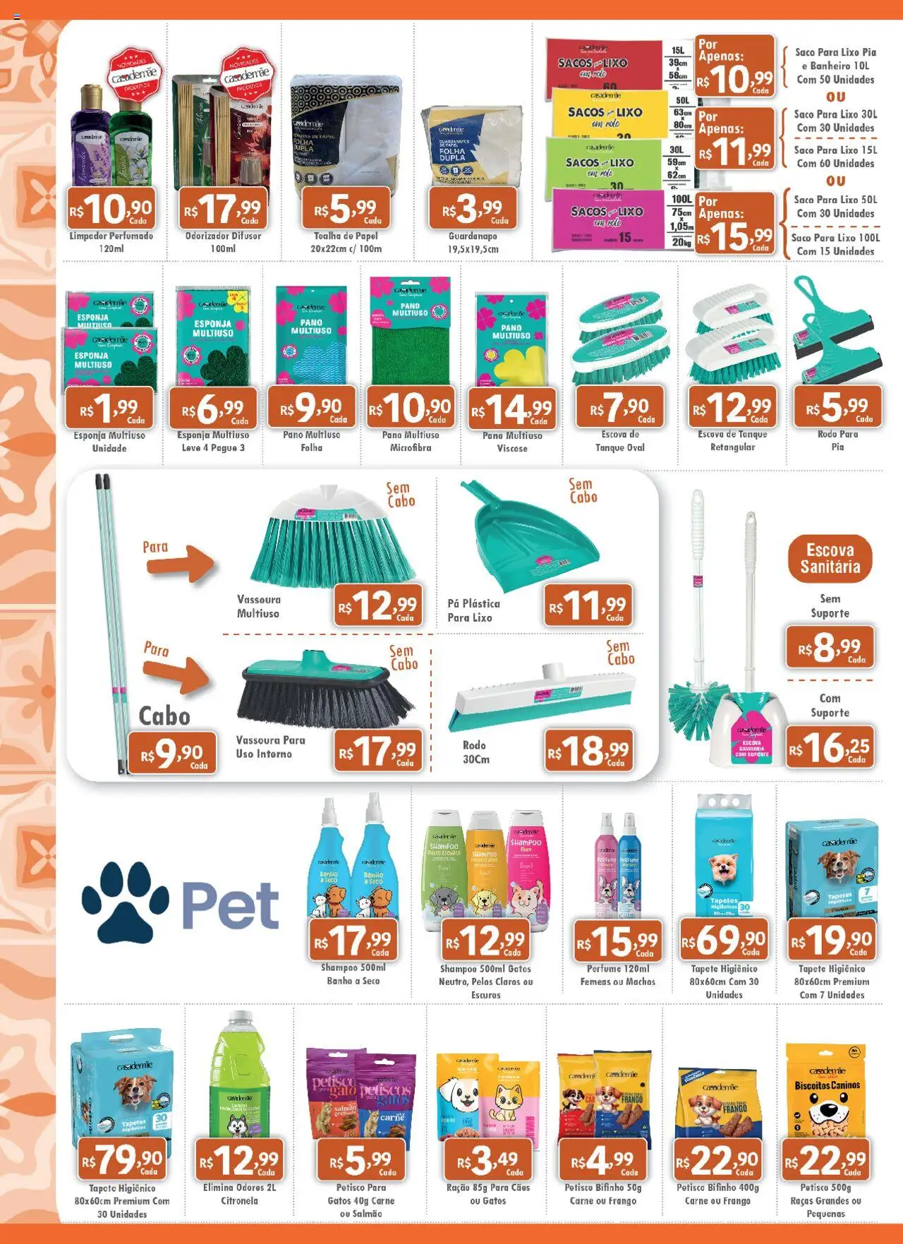 Royal Supermercados Folheto - válido de 29.09.2025 | Página: 8 | Produtos: Shampoo, Saco para lixo, Tapete, Frango