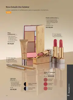 Natura - Ciclo 18/2025 - Pré-Visualização do folheto da loja Natura, válido de 30.10.2025 | Página: 105 | Produtos: Maquiagem, Batom, Multifuncional, Lápis