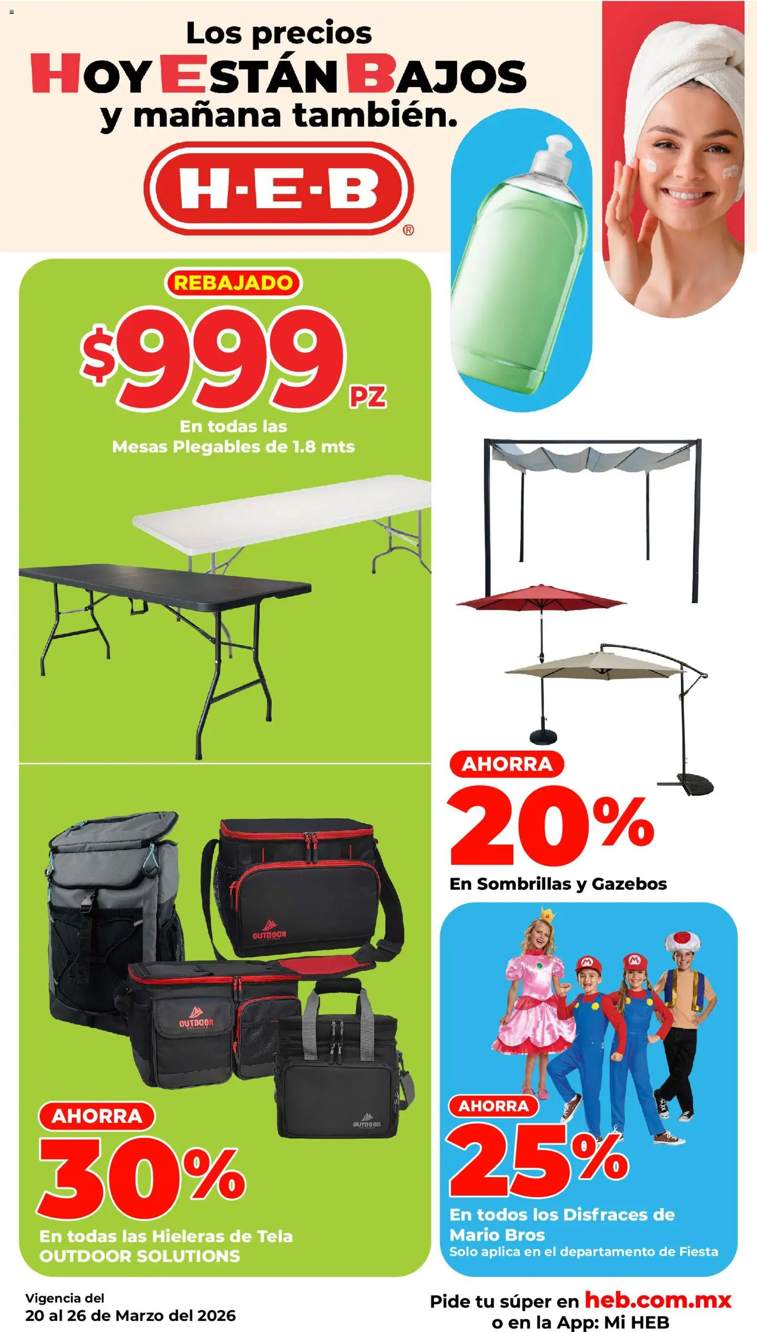Nuevas ofertas de H-E-B válidas en toda la República Mexicana desde el 20.03.2026. ¡Encuentra las mejores ofertas en H-E-B folleto! | Página: 14