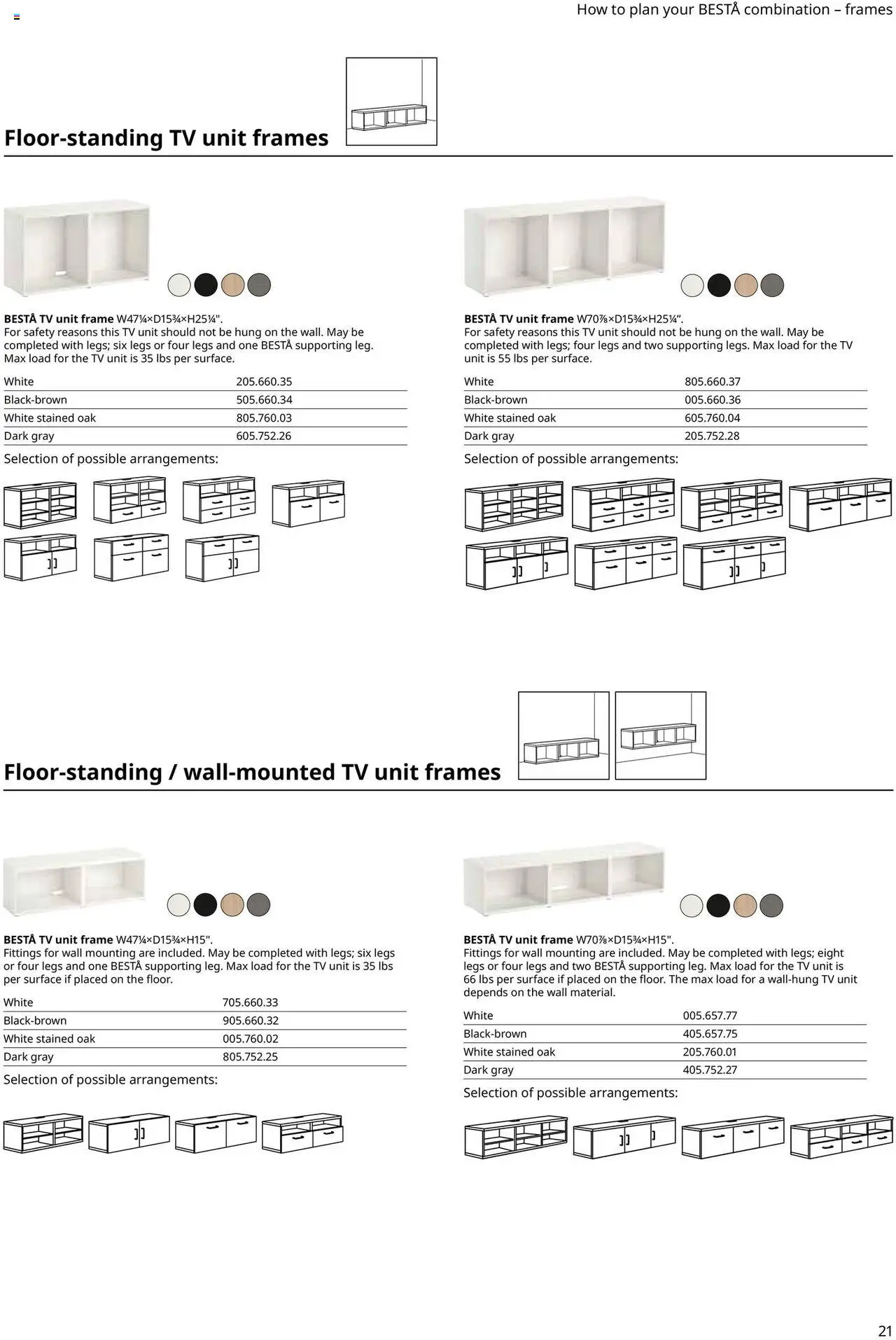 IKEA BESTÅ Buying Guide - valid from 01.01.2025 | Page: 21 | Products: Tv