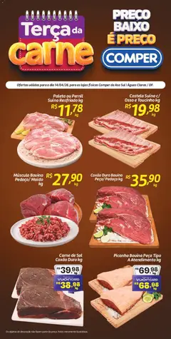 Comper ofertas Terça da Carne - Pré-Visualização do folheto da loja Comper, válido de 14.04.2026