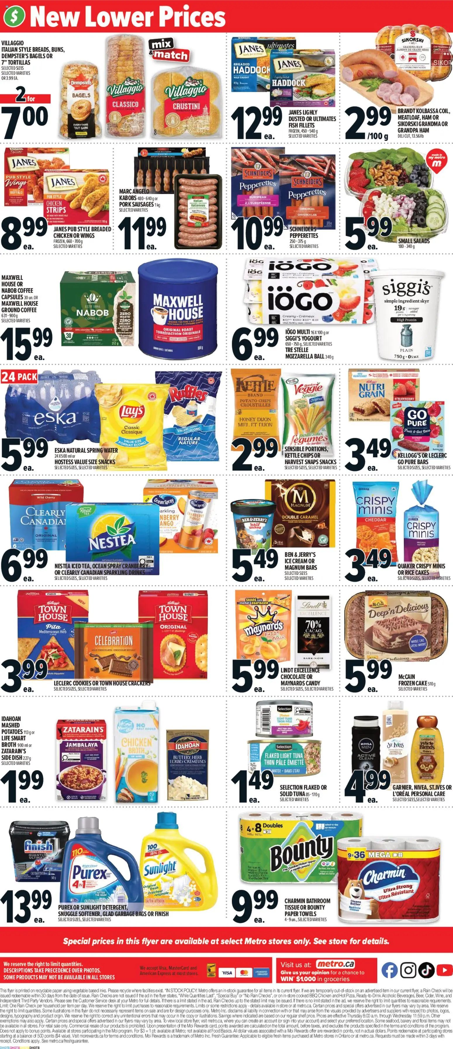 Metro flyer valid from 16.04.2026 | Page: 4 | Products: Chips, Bakery, Coffee, Pork