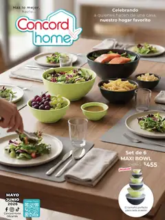 Vista previa de Colchas Concord catálogo Concord home, nuevo folleto de la tienda, válido en México a partir del 01.05.2026