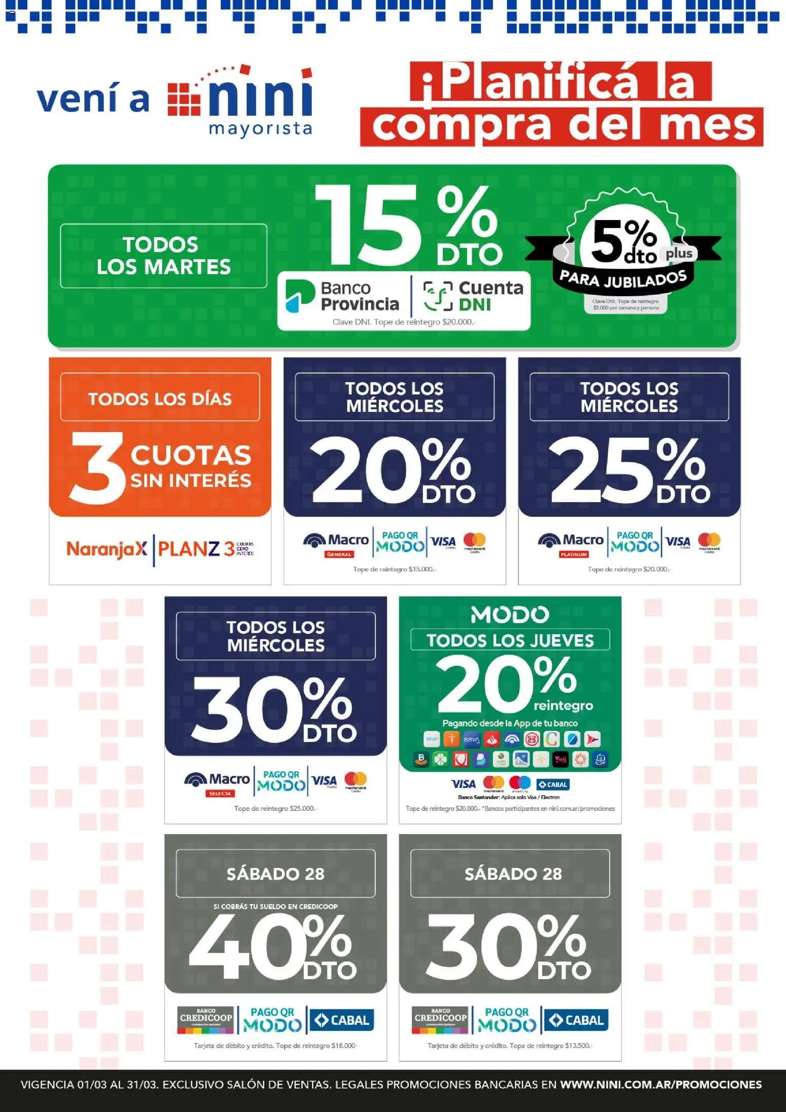 NINI Mayorista - Ofertas │ válido desde el 16.03.2026 | Página: 39 | Productos: Banco, General
