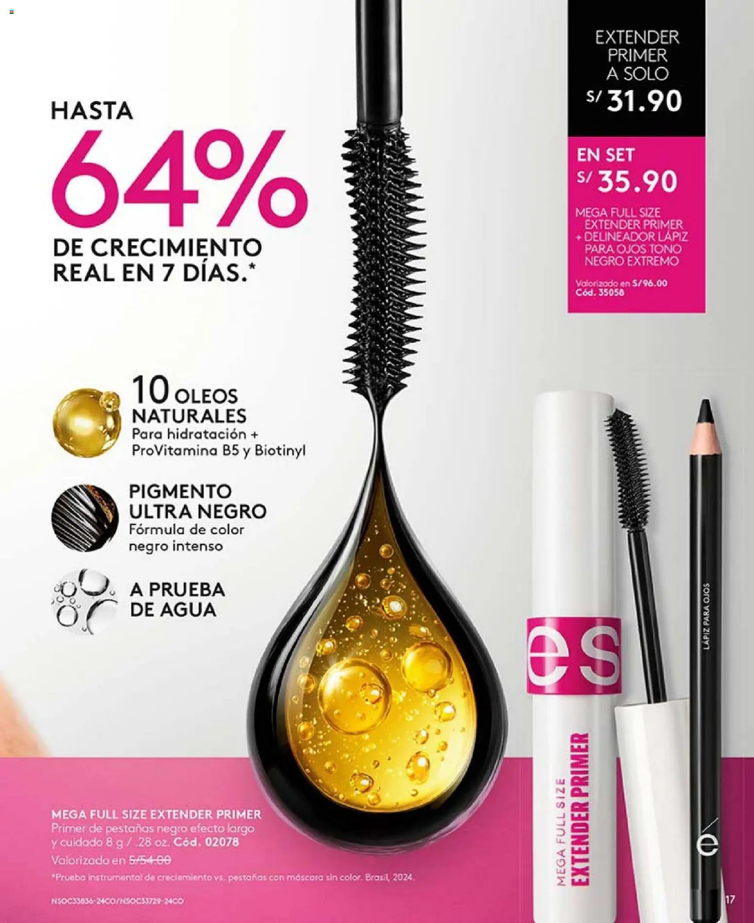 Catálogo Ésika válido desde 31.01.2026 | Página: 17 | Productos: Máscara, Delineador