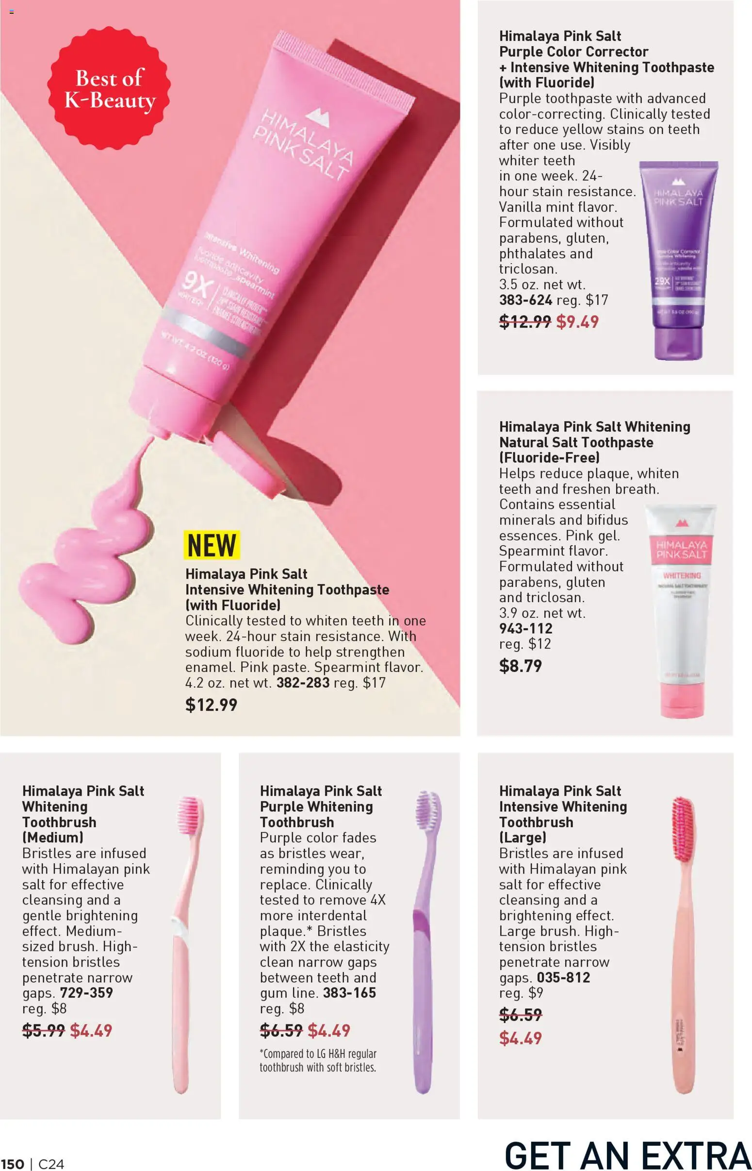 Avon Brochure - valid from 19.11.2025 | Page: 150 | Products: Toothpaste, Toothbrush, Salt