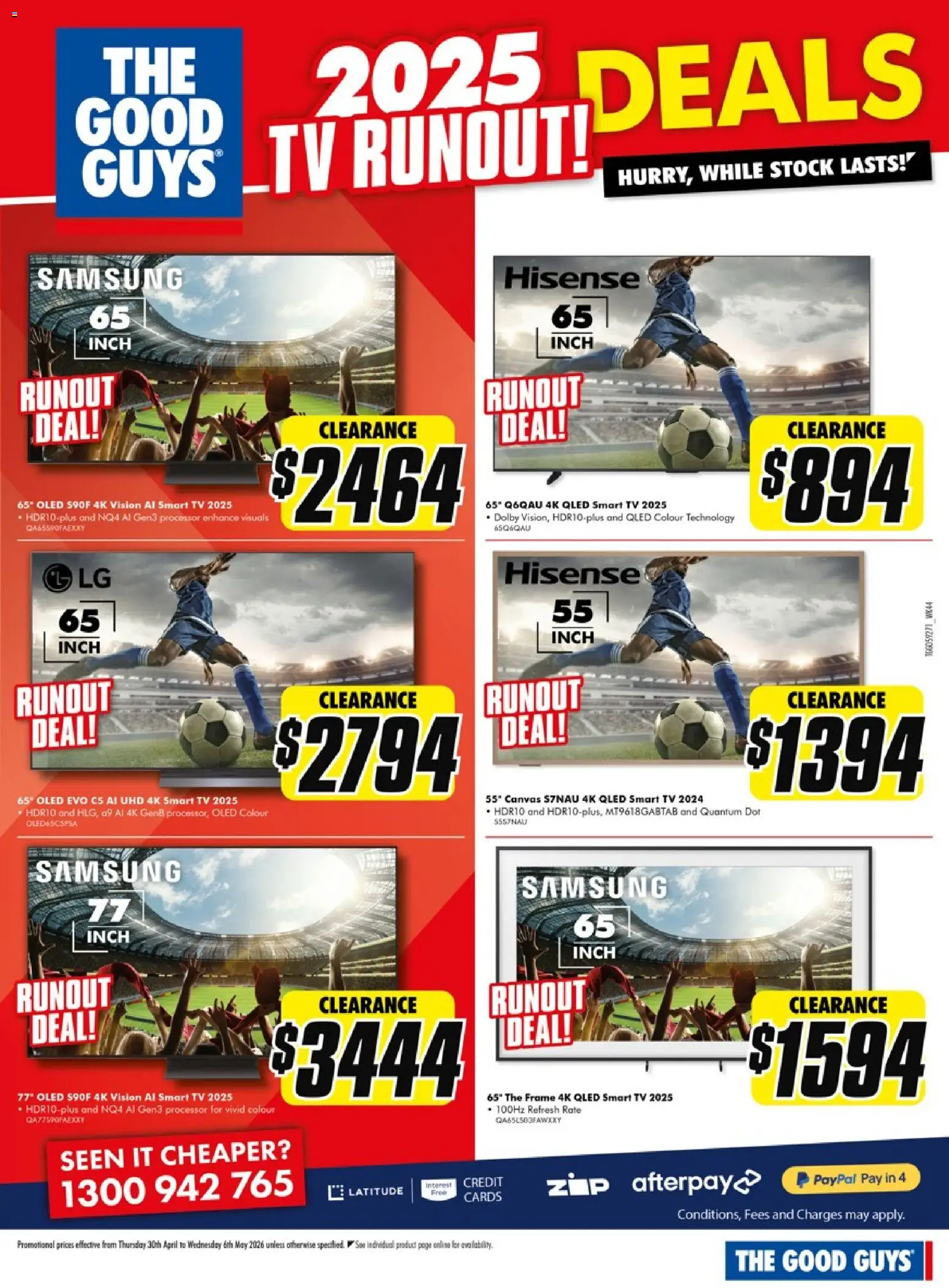The Good Guys catalogue - valid from 29.04.2026 | Page: 3 | Products: Tv, Smart tv