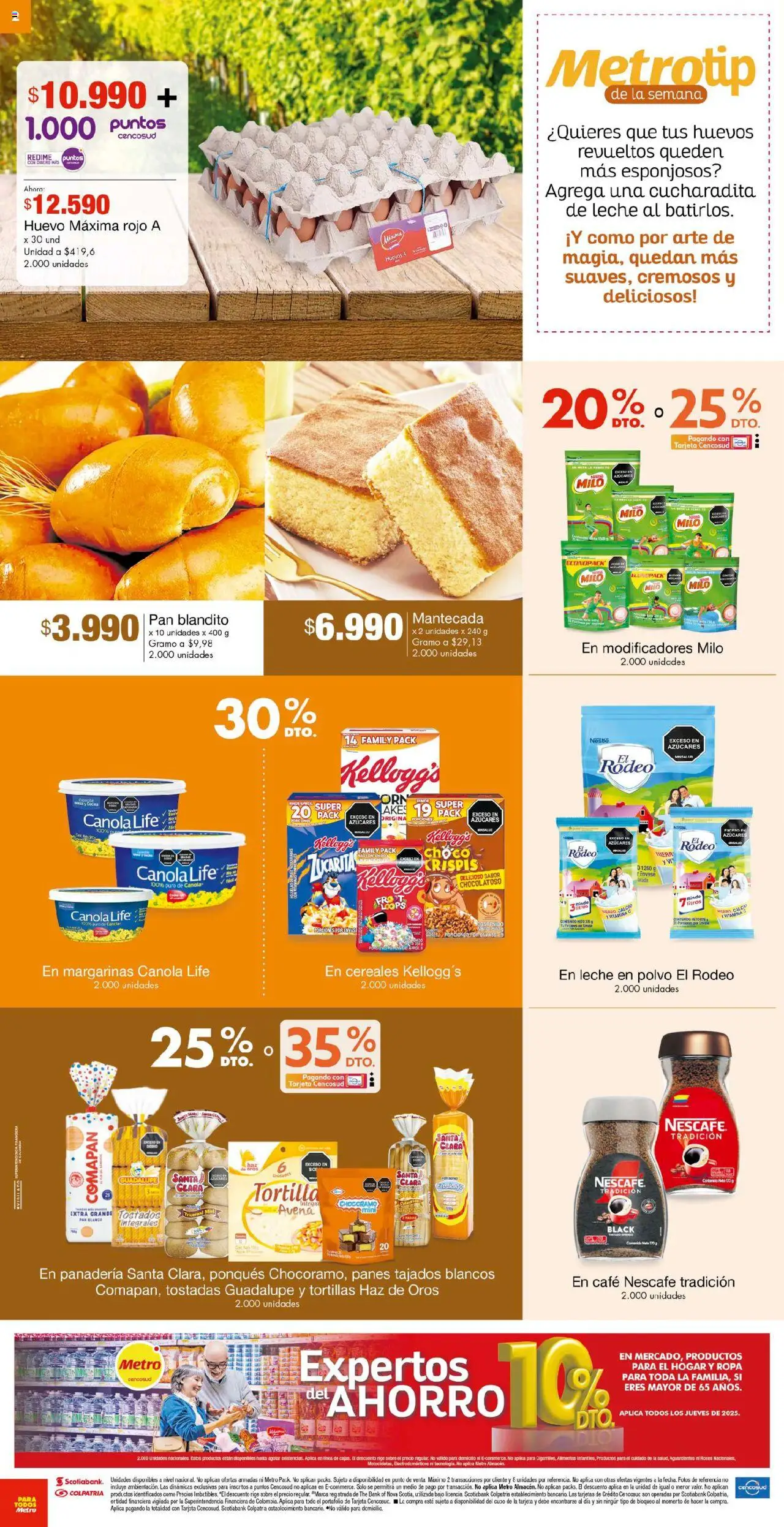 Metro revista - valida desde el 04.07.2025 | Página: 2 | Productos: Cocina, Panadería, Leche, Pan