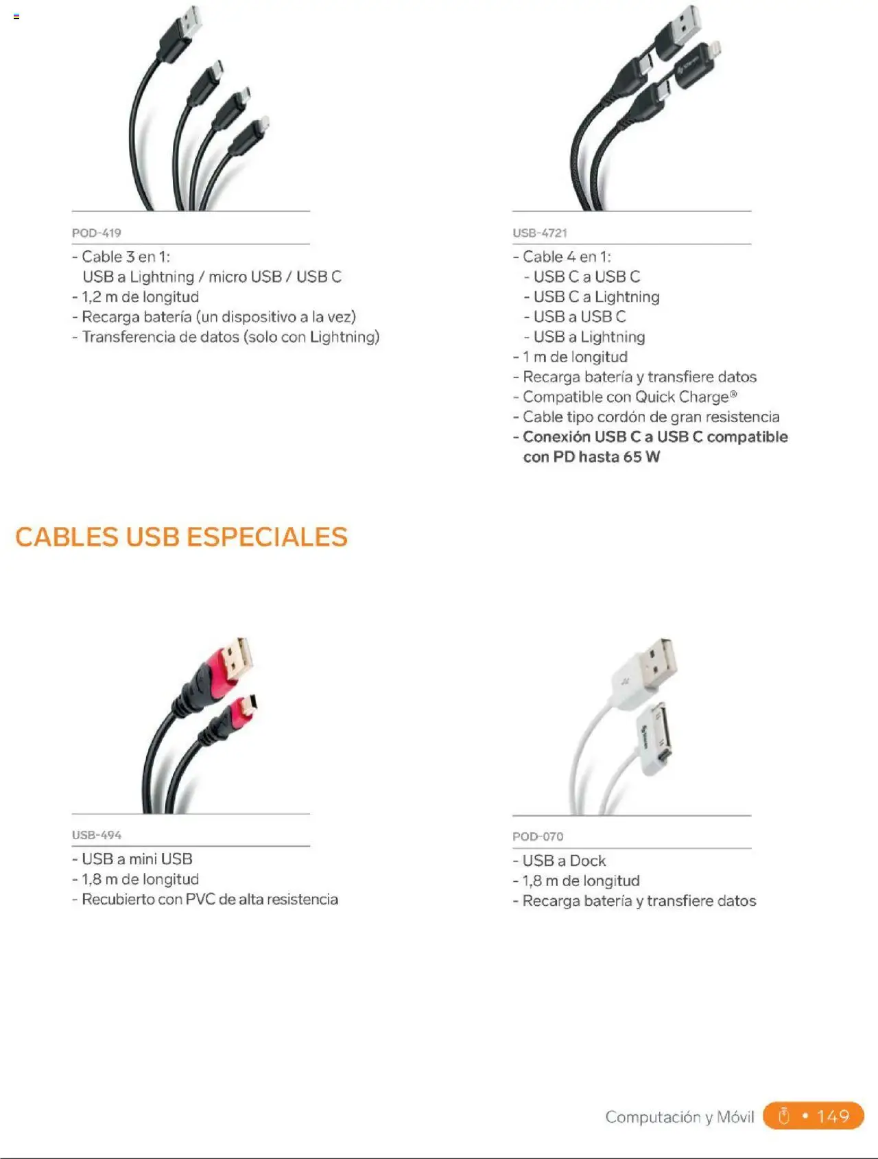 Nuevas ofertas de Steren válidas en toda la República Mexicana desde el 01.01.2025. ¡Encuentra las mejores ofertas en Steren catálogo! | Página: 167 | Productos: Usb, Movil, Cable, Batería