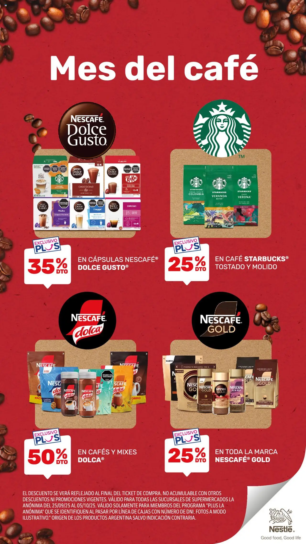 La Anonima catálogo │ válido desde el 25.09.2025 | Página: 3 | Productos: Café