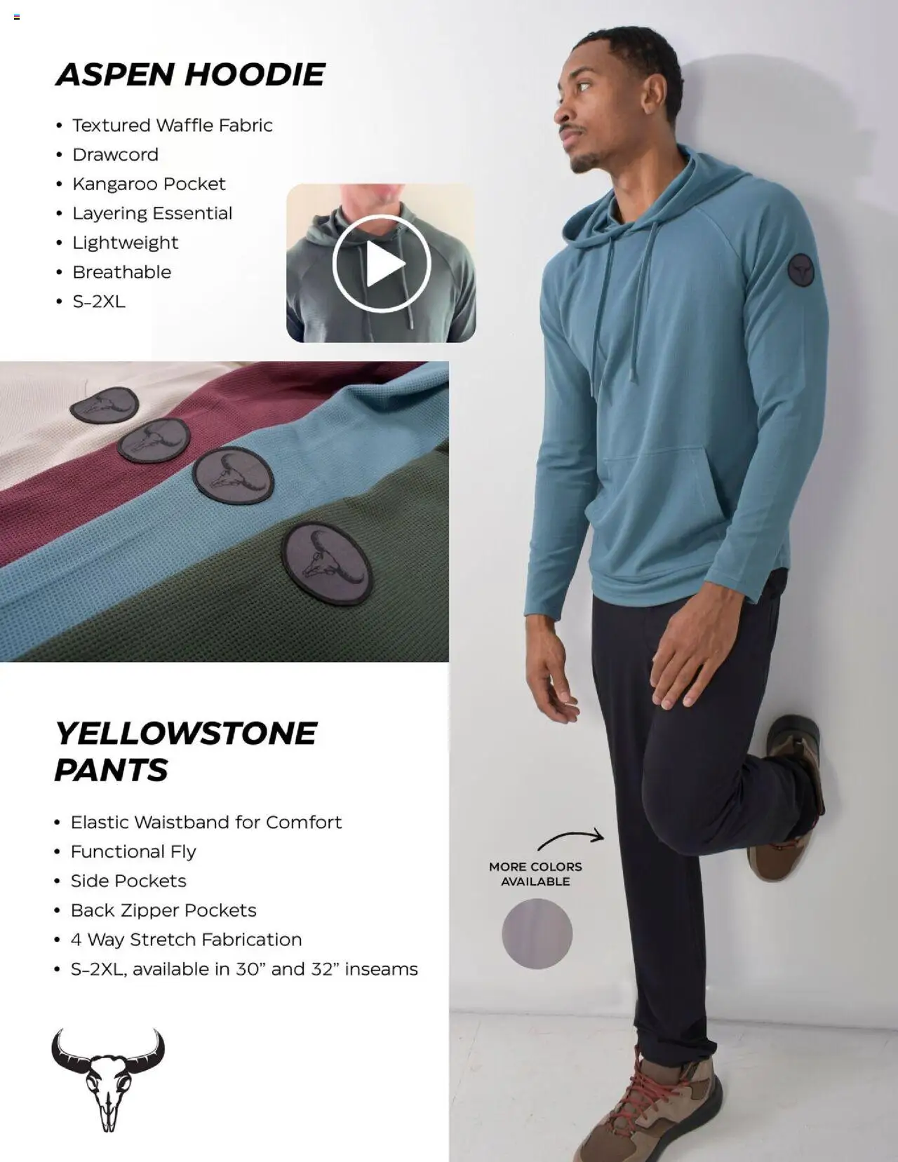 Dunham's Sports Bison Ridge & Powerflex Apparel Guide - valid from 25.09.2025 | Page: 4 | Products: Hoodie, Pants