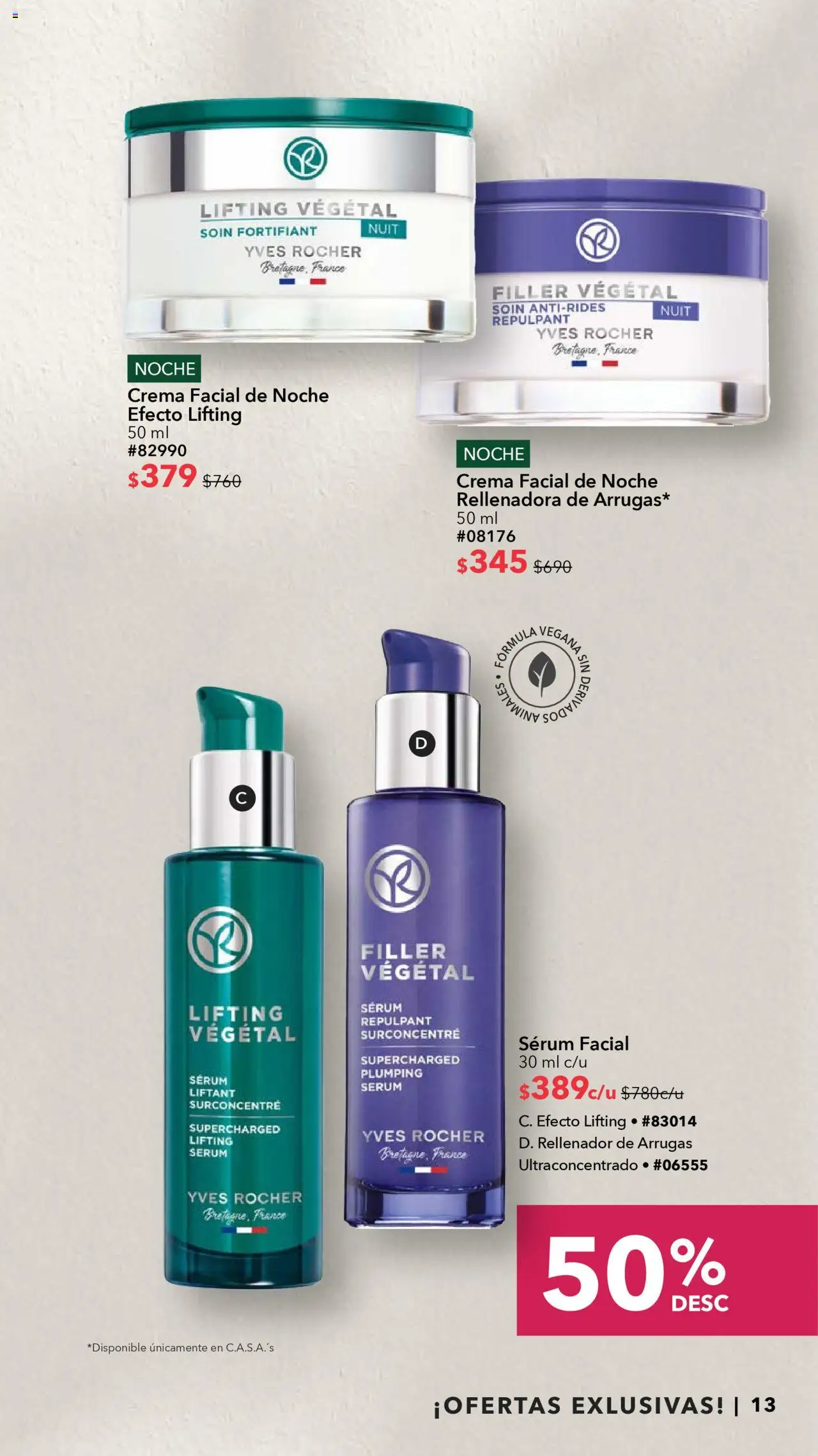 Nuevas ofertas de Yves Rocher válidas en toda la República Mexicana desde el 05.08.2025. ¡Encuentra las mejores ofertas en Yves Rocher - Ofertas Imperdibles este Verano! | Página: 13 | Productos: Serum, Crema