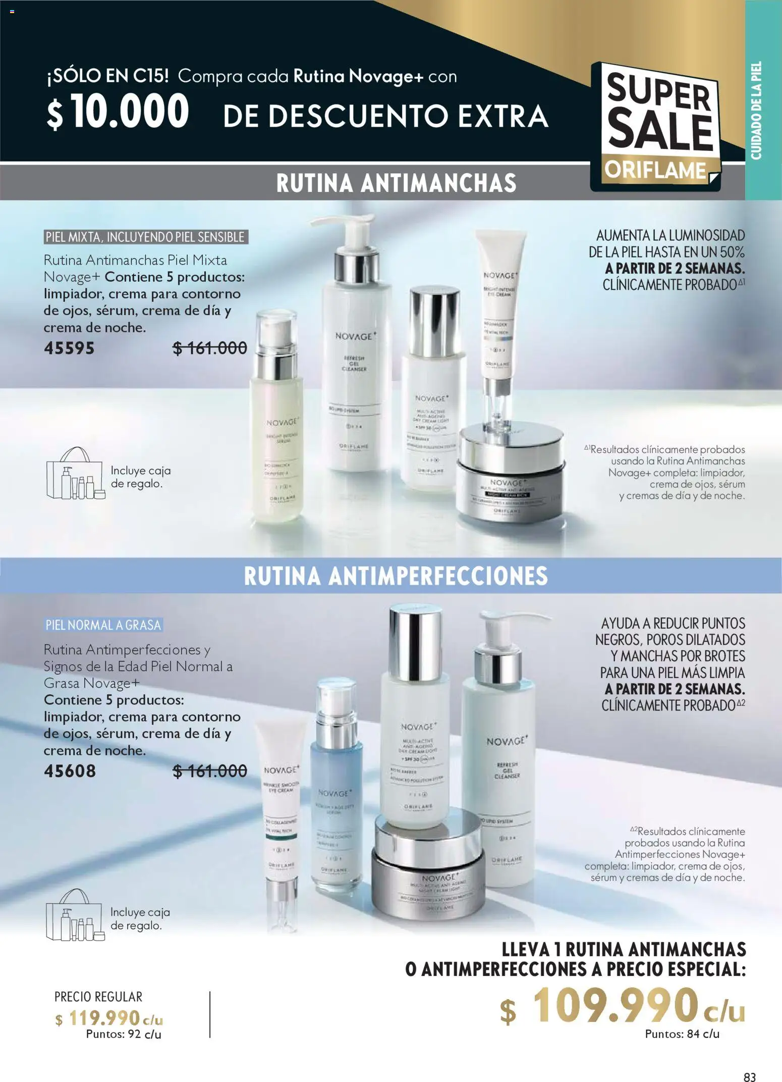 Oriflame catálogo │ válido desde el 25.10.2025 | Página: 83 | Productos: Contorno, Caja, Crema, Serum