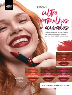 Avon - Campanha 01 - Pré-Visualização do folheto da loja Avon, válido de 19.12.2025 | Página: 42 | Produtos: Batom