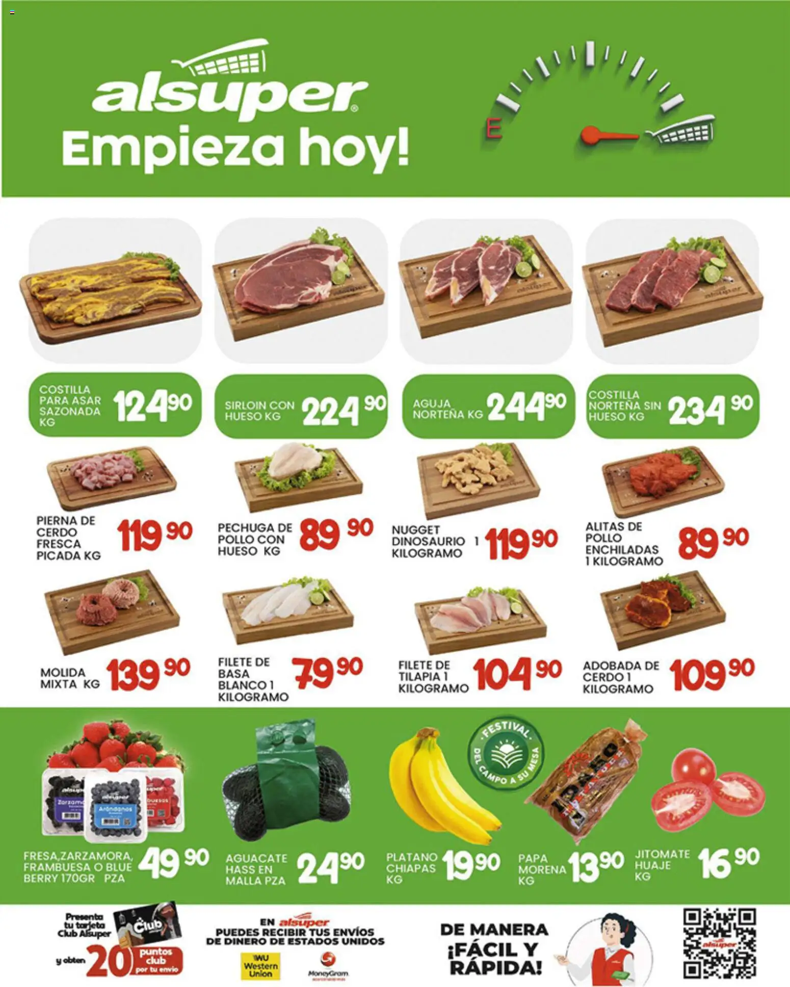 Nuevas ofertas de Alsuper válidas en toda la República Mexicana desde el 23.01.2026. ¡Encuentra las mejores ofertas en Alsuper folleto Zacatecas! | Página: 8 | Productos: Plátano, Papa, Cerdo, Malla