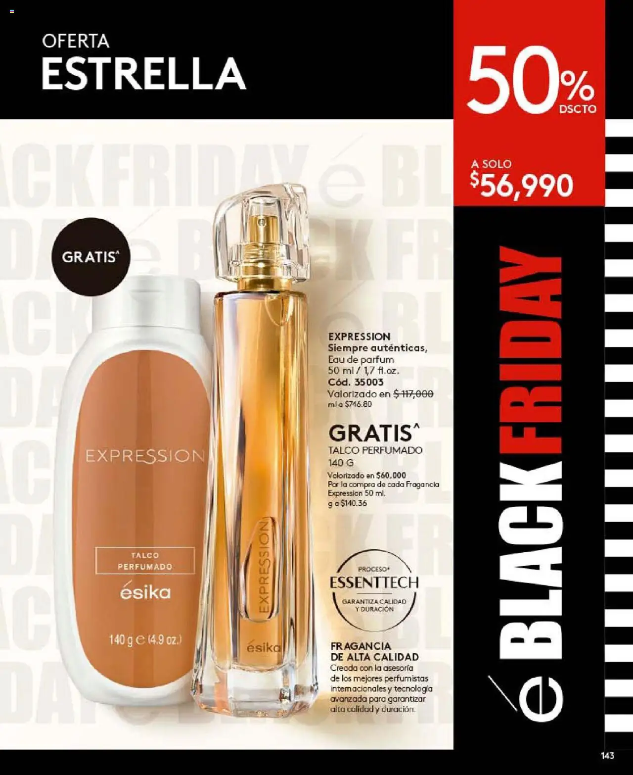 Ésika revista - valida desde el 24.09.2025 | Página: 143 | Productos: Fragancia