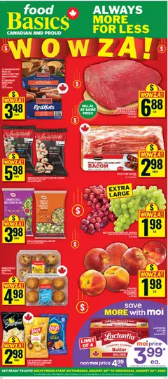 Preview of Food Basics weekly flyer / circulaire from shop Food Basics valid from 22.01.2026