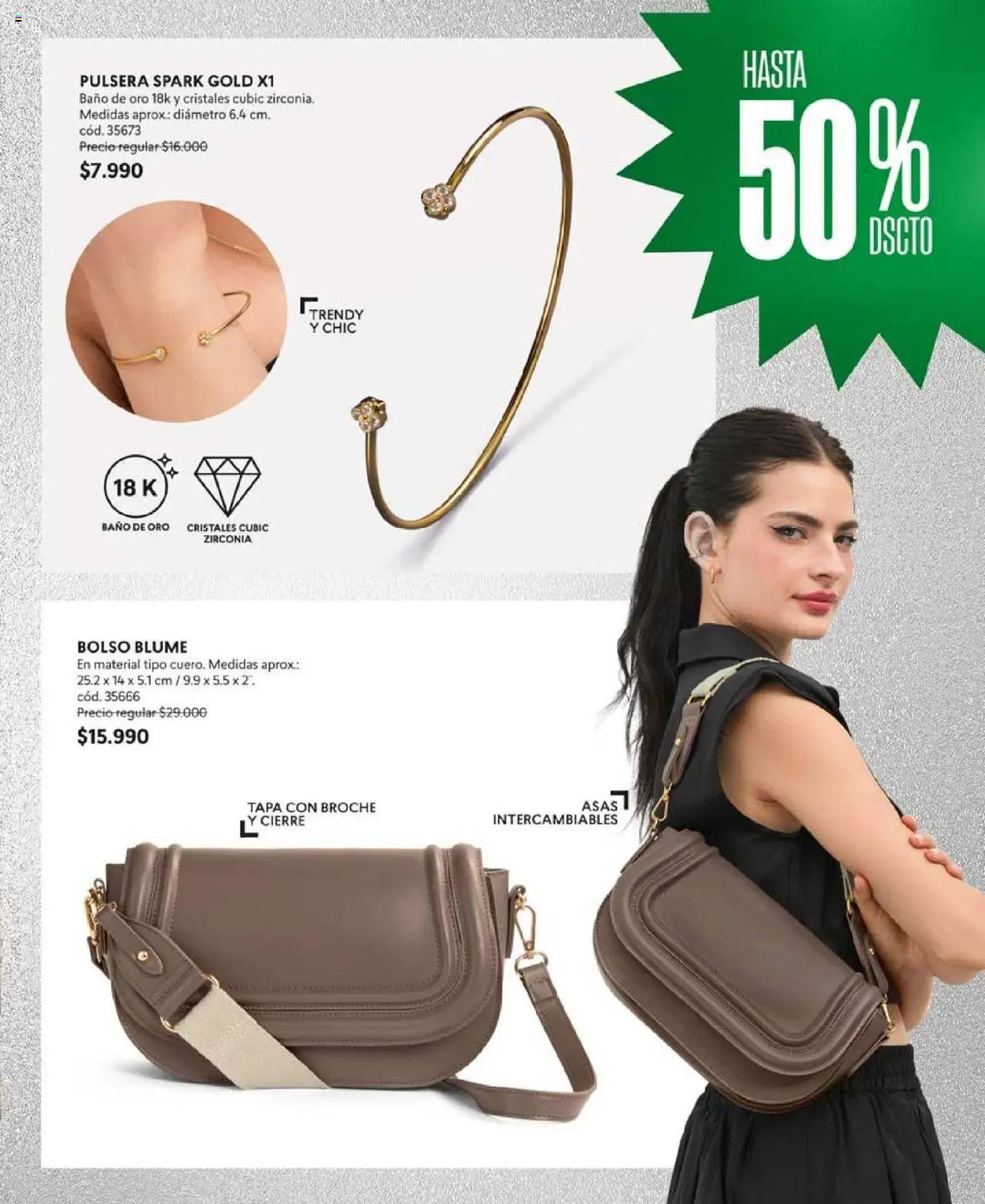 Catálogo CyZone Campaña 17 │ válido desde el 14.10.2025 | Página: 79 | Productos: Baño, Pulsera, Broche, Bolso