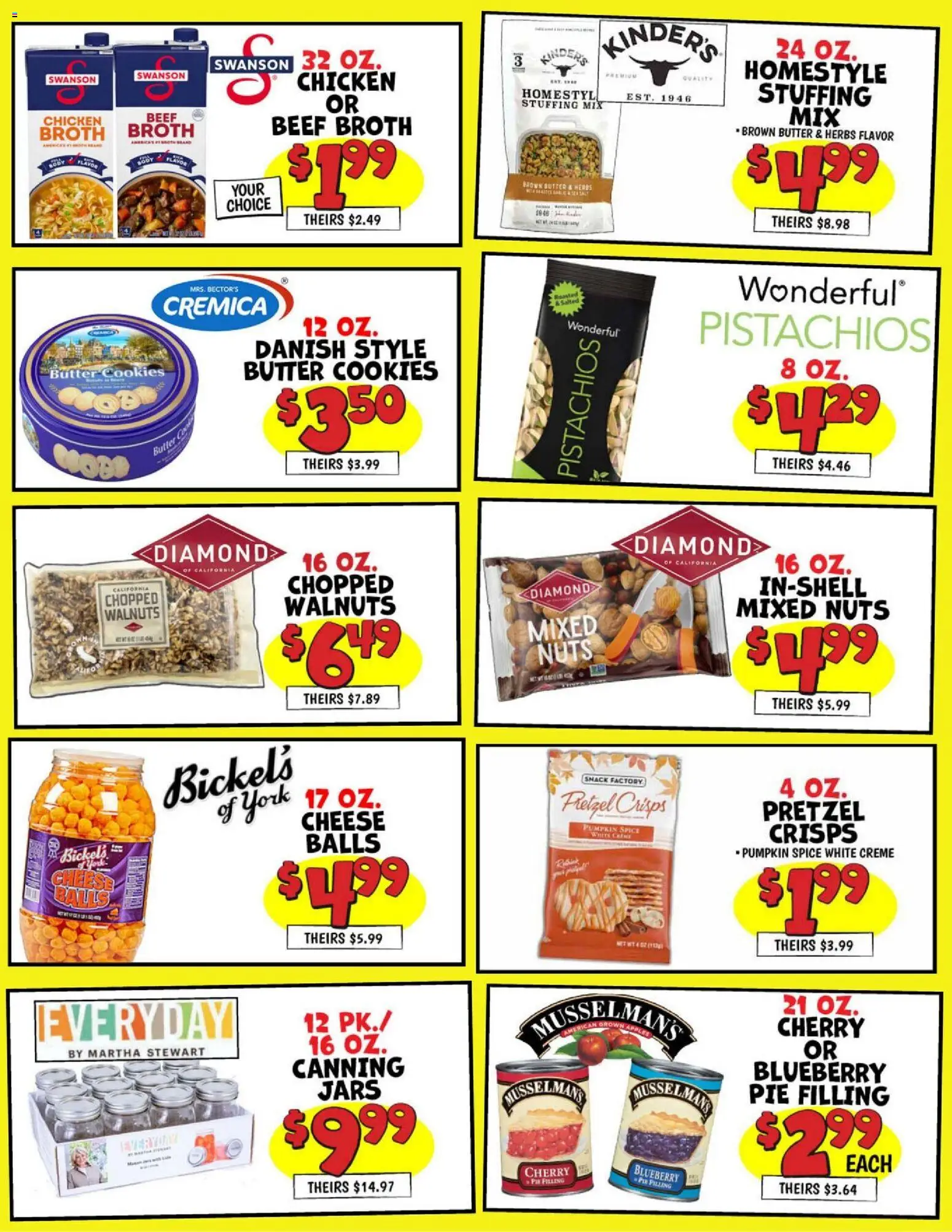 Ollie's Ad - valid from 08.12.2025 | Page: 2 | Products: Butter, Cheese, Beef, Nuts