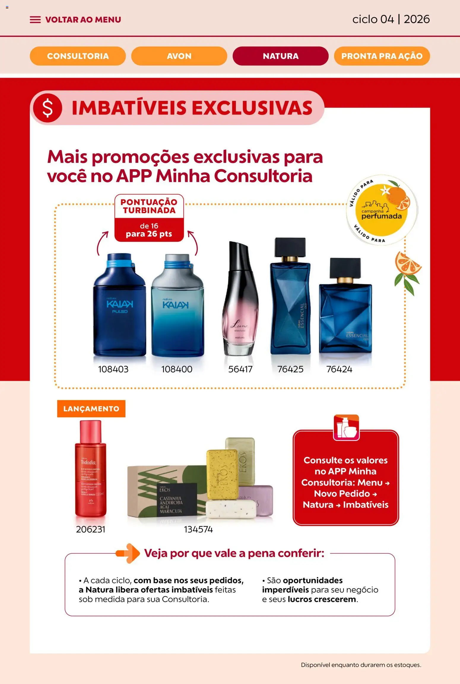 Avon Folheto - válido de 18.02.2026 | Página: 31 | Produtos: Maracujá, Base, Açaí