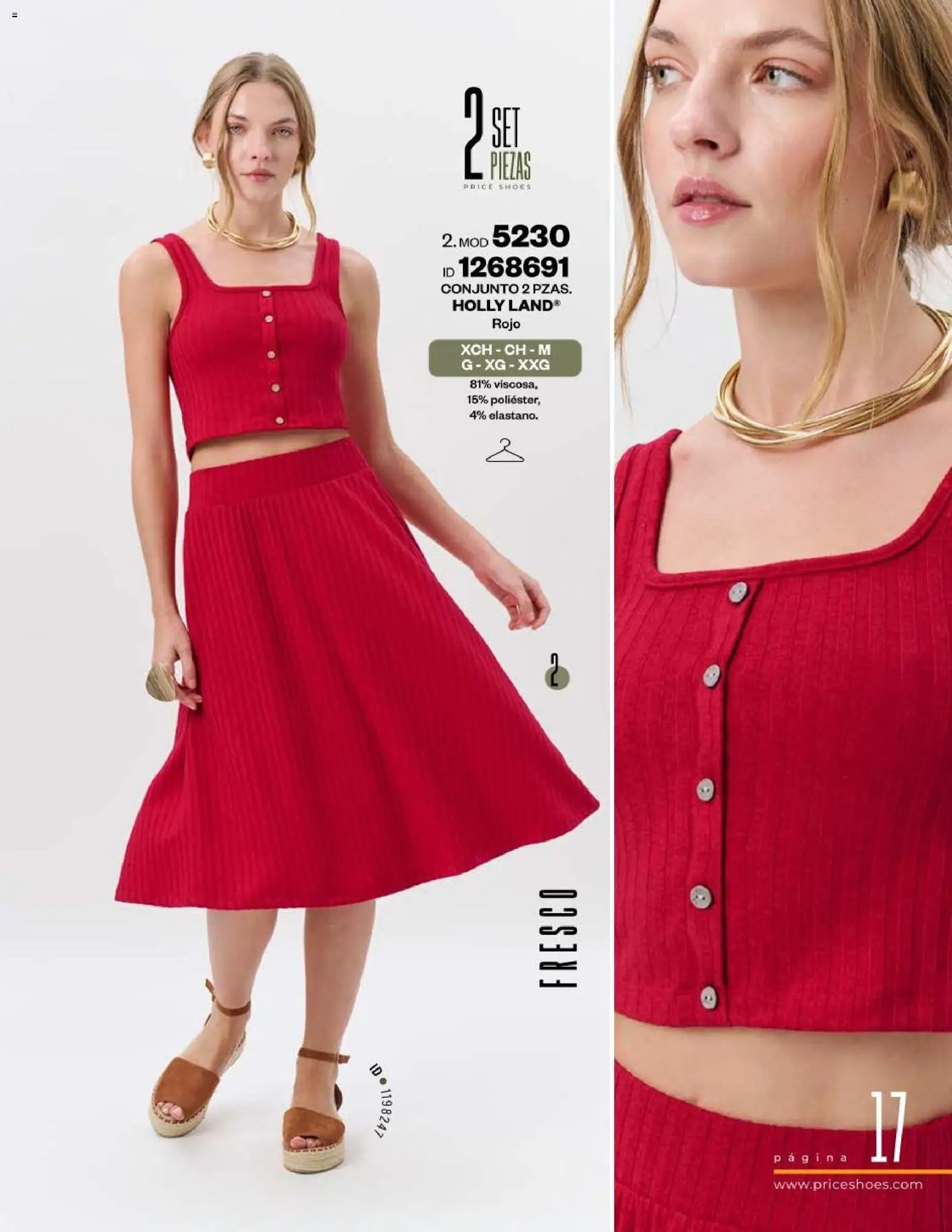 Nuevas ofertas de Price Shoes válidas en toda la República Mexicana desde el 13.02.2026. ¡Encuentra las mejores ofertas en Price Shoes catálogo Playa! | Página: 17 | Productos: Conjunto