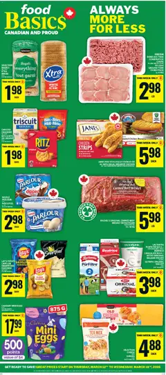 Preview of Food Basics weekly flyer - Cornwall from shop Food Basics valid from 12.03.2026