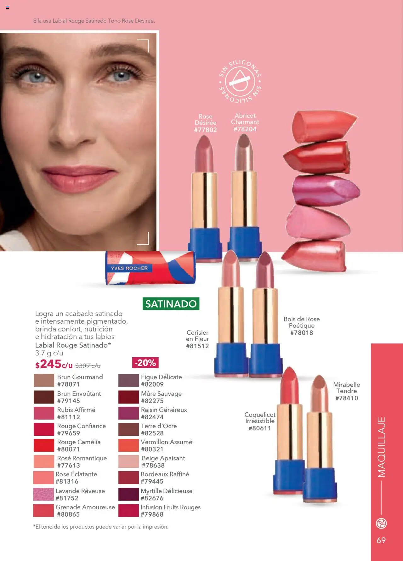 Nuevas ofertas de Yves Rocher válidas en toda la República Mexicana desde el 18.09.2025. ¡Encuentra las mejores ofertas en Yves Rocher - Campaña 13 2025! | Página: 71 | Productos: Maquillaje