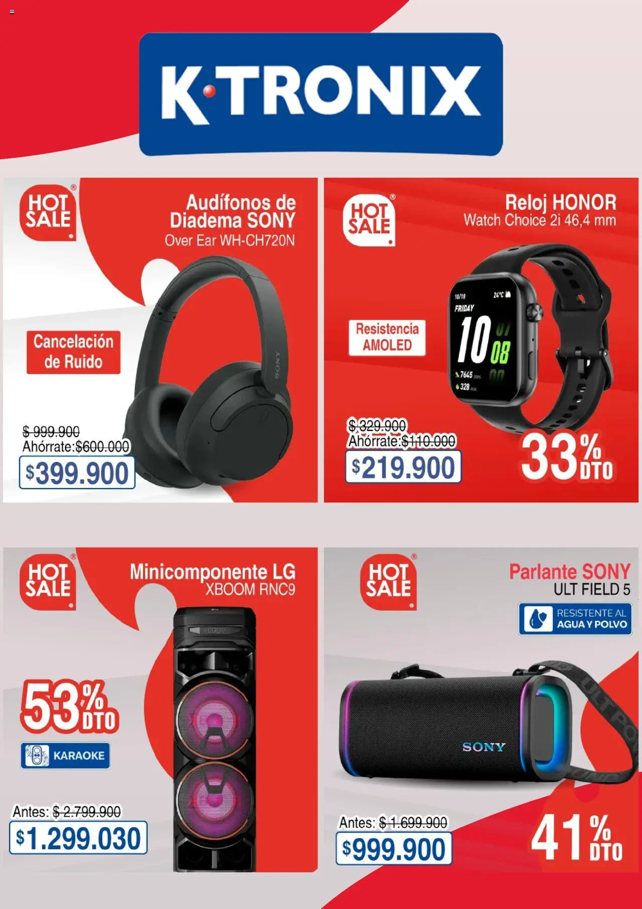 Ktronix revista - valida desde el 16.10.2025 | Página: 6 | Productos: Reloj, Audífonos, Polvo, Diadema