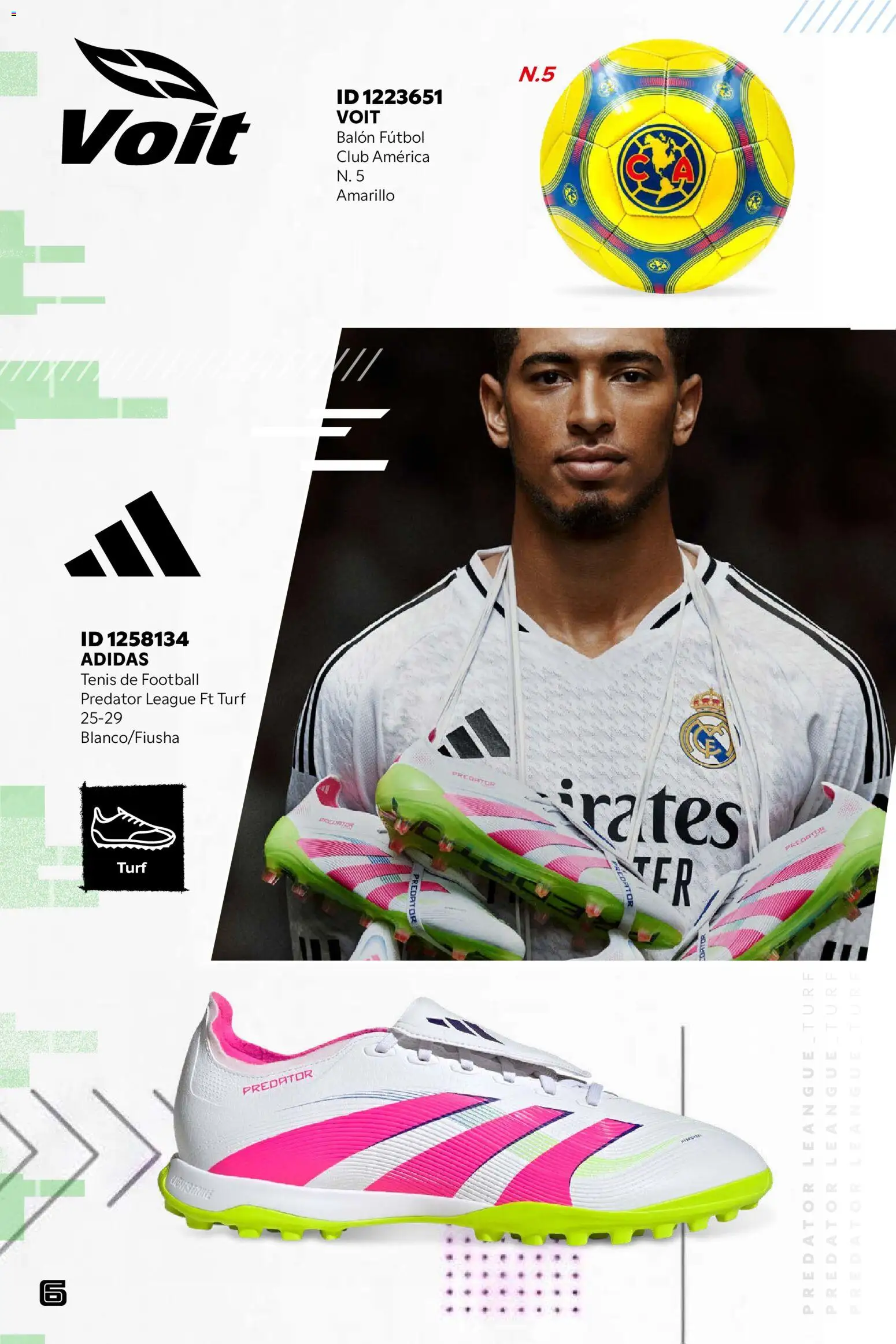 Nuevas ofertas de Price Shoes válidas en toda la República Mexicana desde el 20.11.2025. ¡Encuentra las mejores ofertas en Price Shoes catálogo Soccer Aco! | Página: 6 | Productos: Tenis