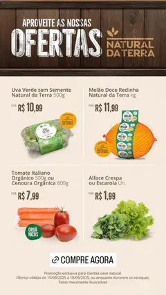Natural da Terra - Ofertas da semana - Pré-Visualização do folheto da loja Natural da Terra, válido de 15.09.2025