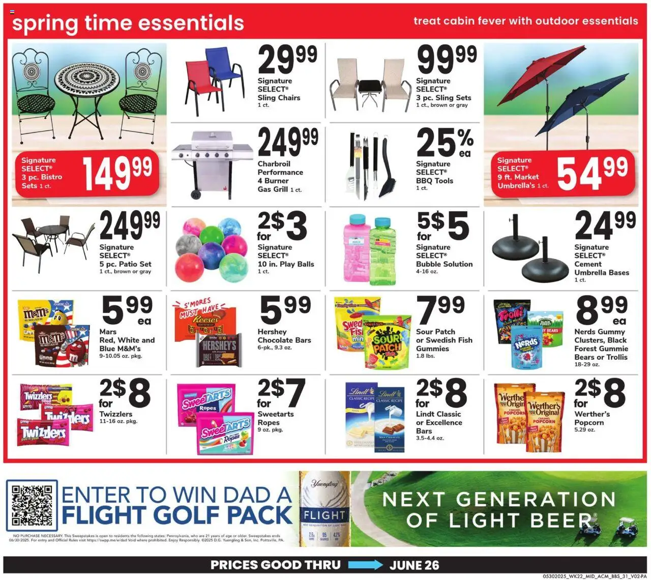 Acme Big Book of Savings - valid from 30.05.2025 | Page: 31 | Products: Beer, Fish, Umbrella, Grill