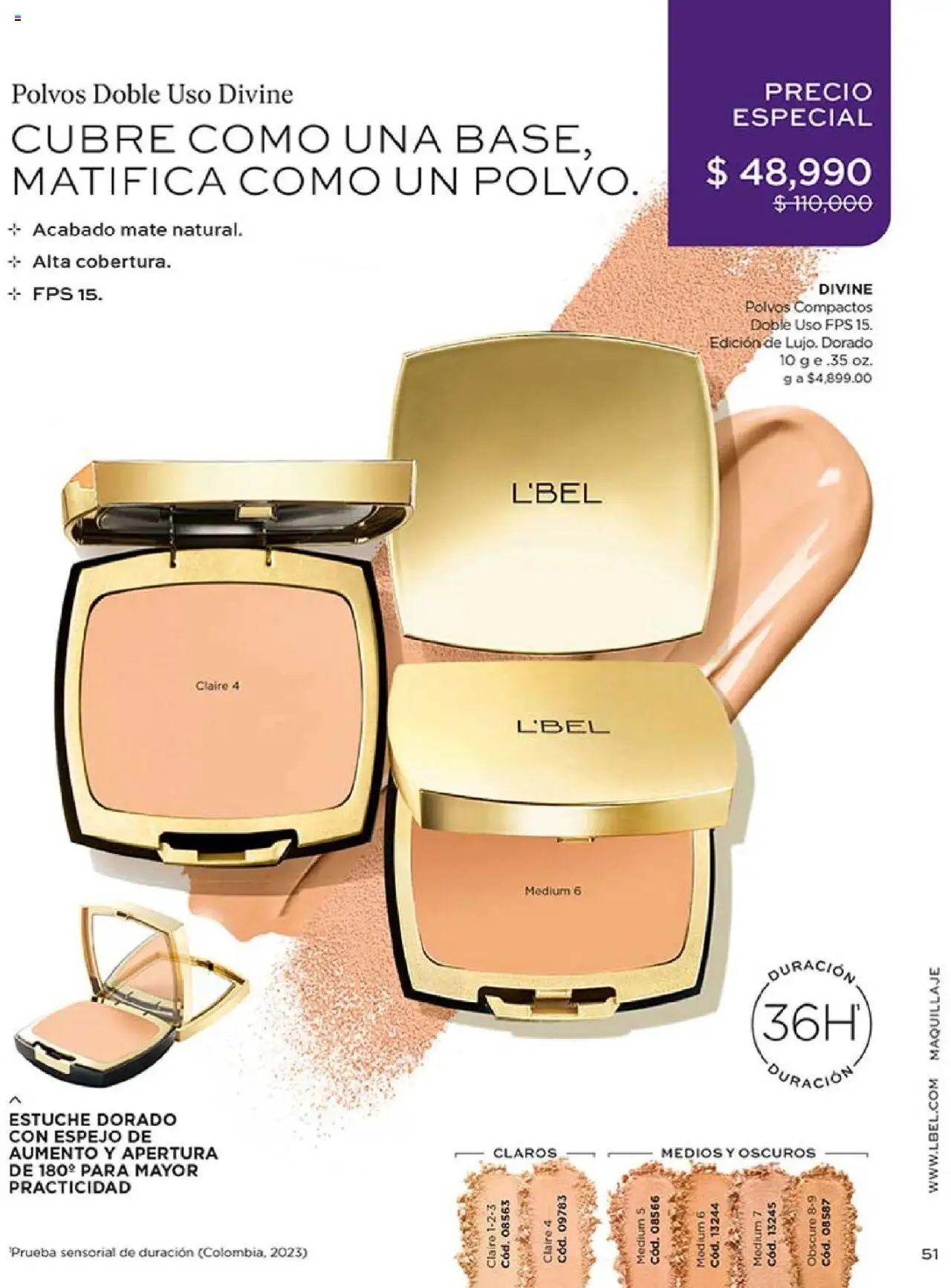 L'Bel revista - valida desde el 27.05.2025 | Página: 51 | Productos: Estuche, Espejo, Maquillaje